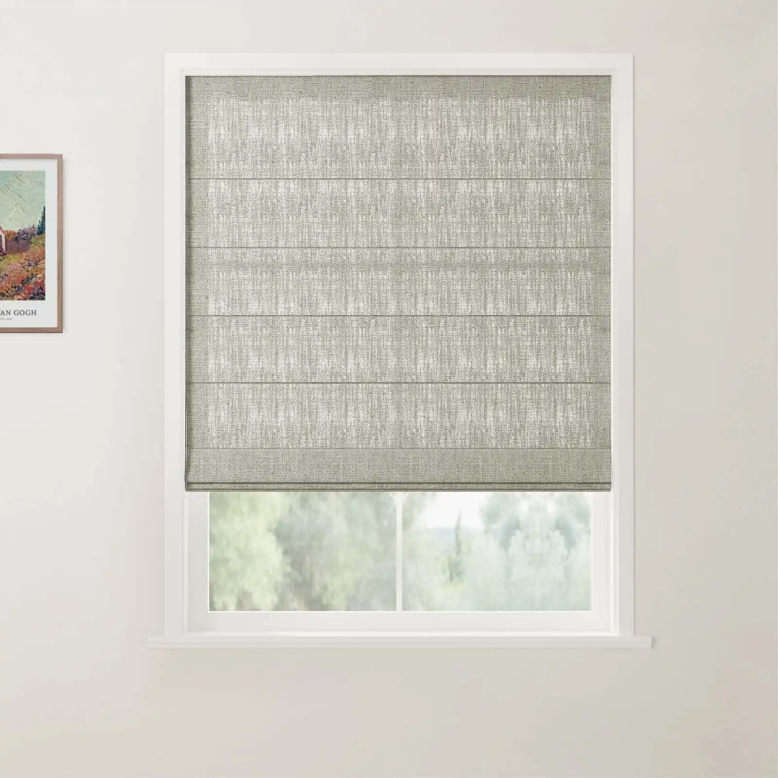 Custom Back Slat Roman Shades Cordless - Image 26