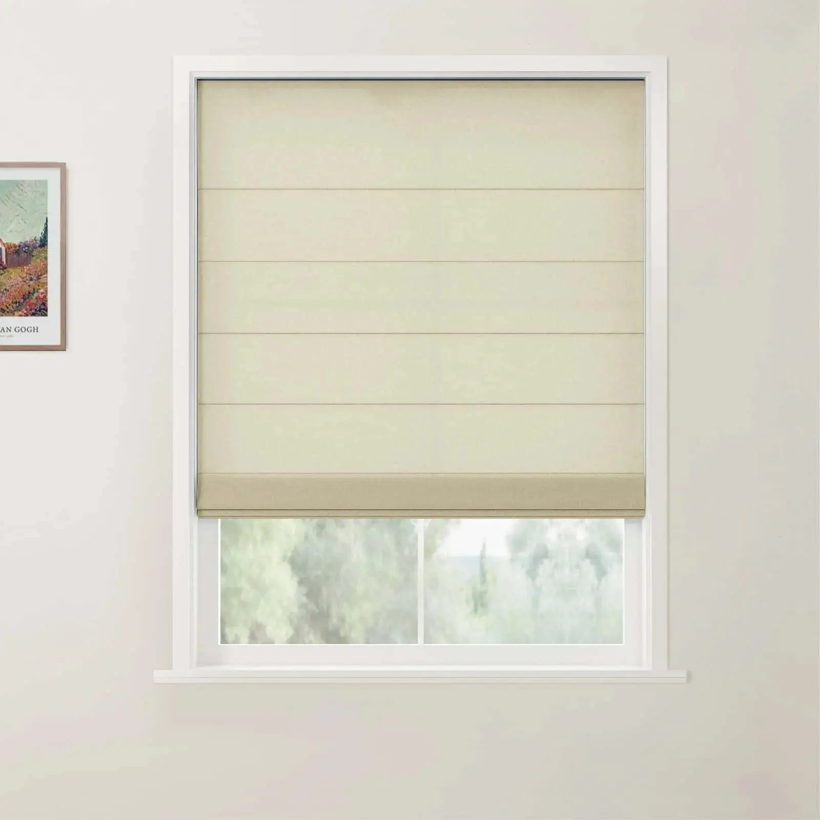 Custom Back Slat Roman Shades Cordless - Image 39