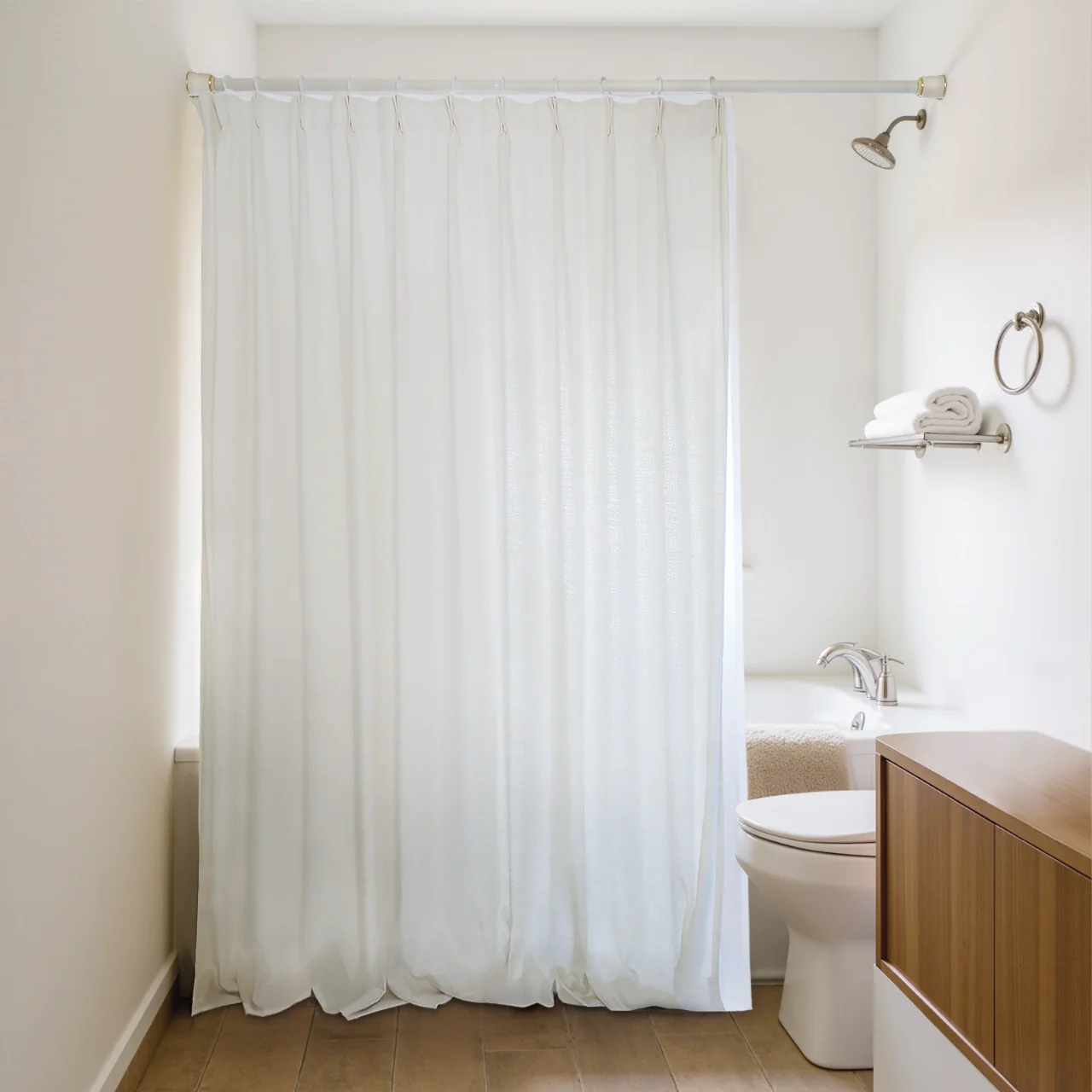 Custom Luxury Bathroom Curtains with Waterproof Layer - Image 16