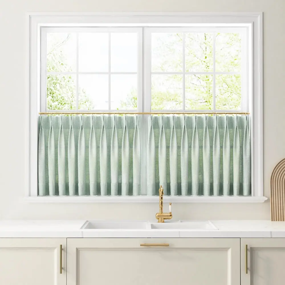 Custom Cafe Curtains Pleated - Image 8