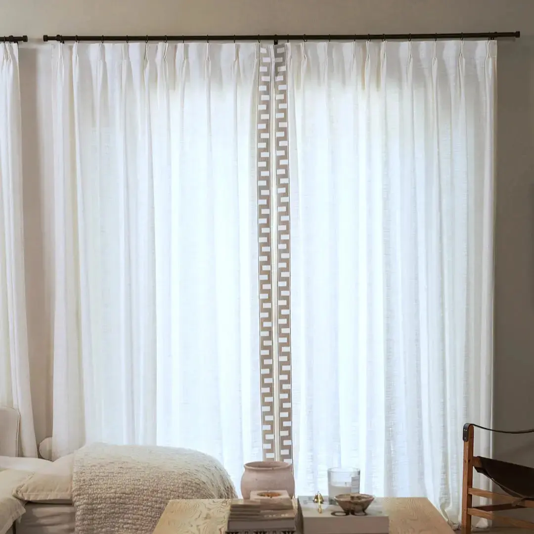 Custom Curtains with Trim Border(Sold per Pair) - Image 14