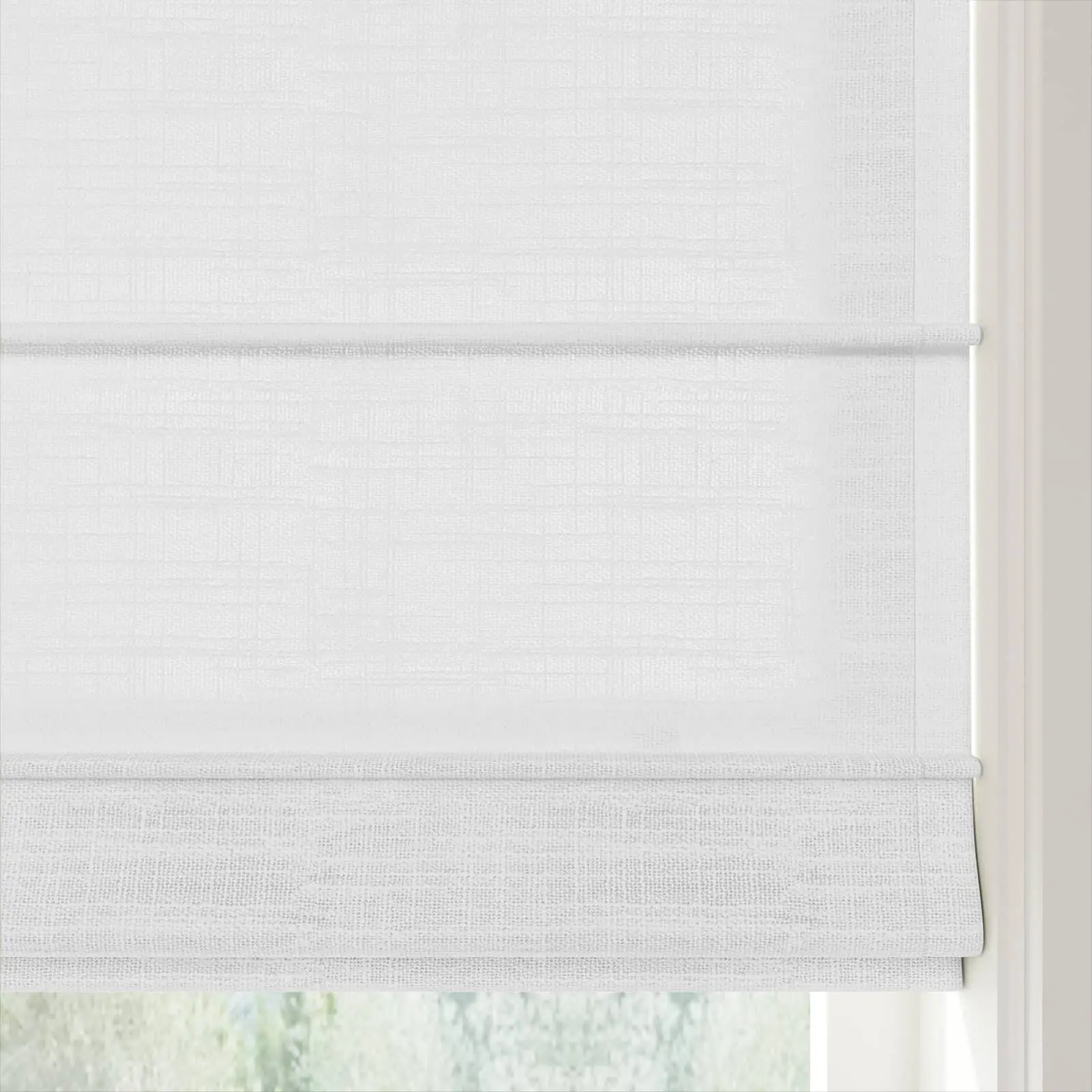 Custom Front Slat Roman Shade Cordless - Image 10