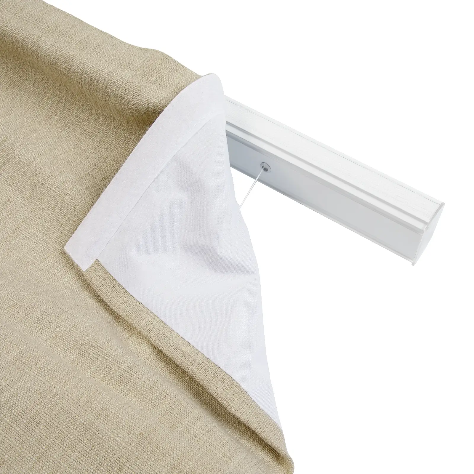 Custom Linen Roman Shade Cordless - Image 14