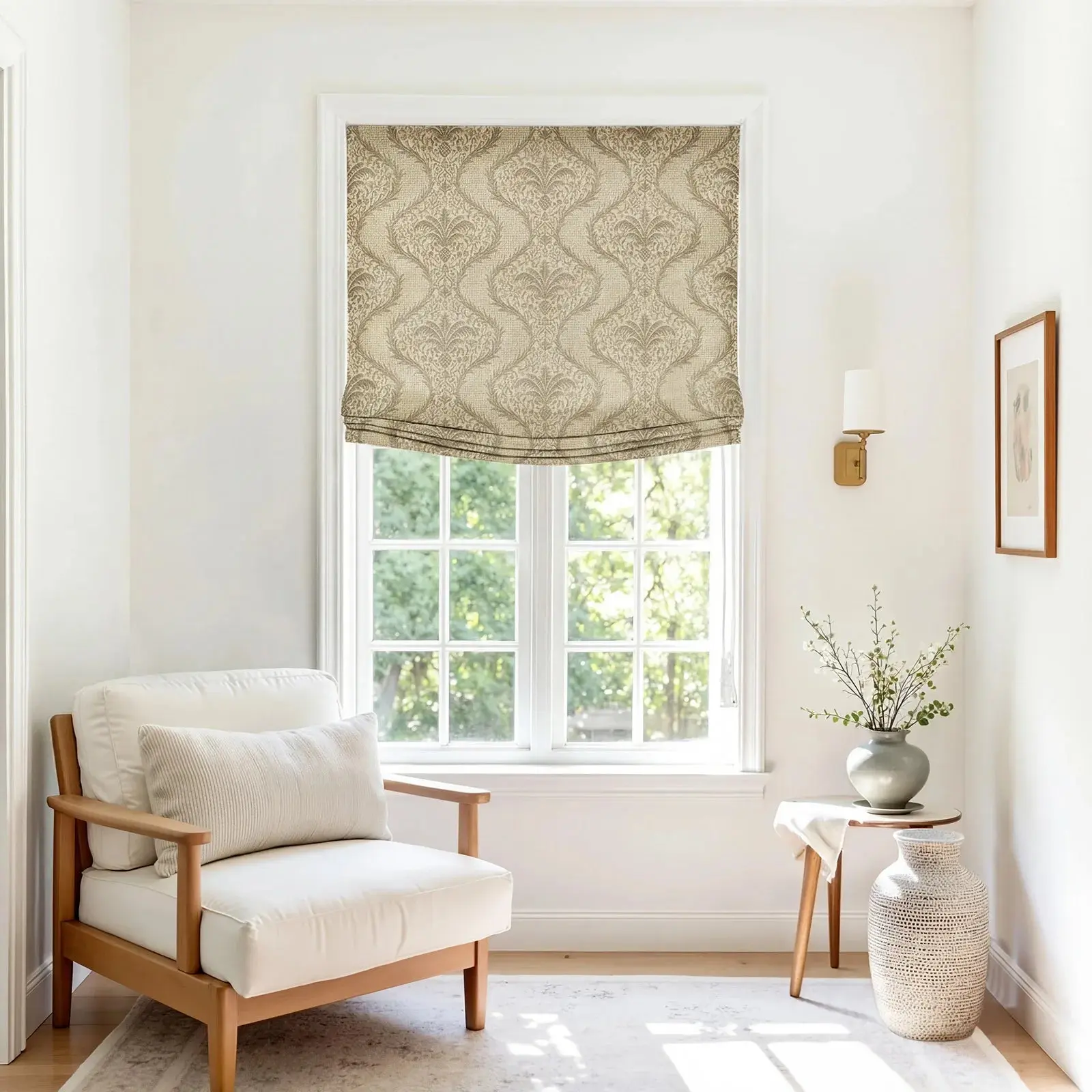 Custom Relaxed Roman Shades Cord Lift - Image 151