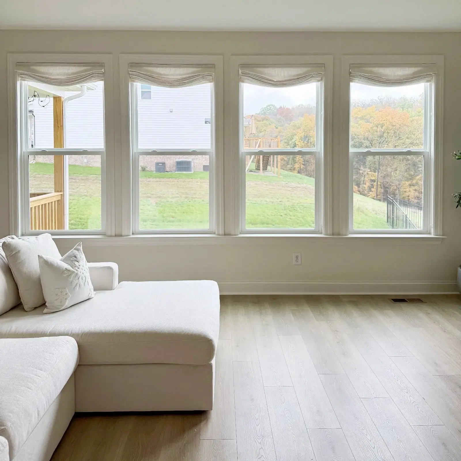 Custom Relaxed Roman Shades Cord Lift - Image 87