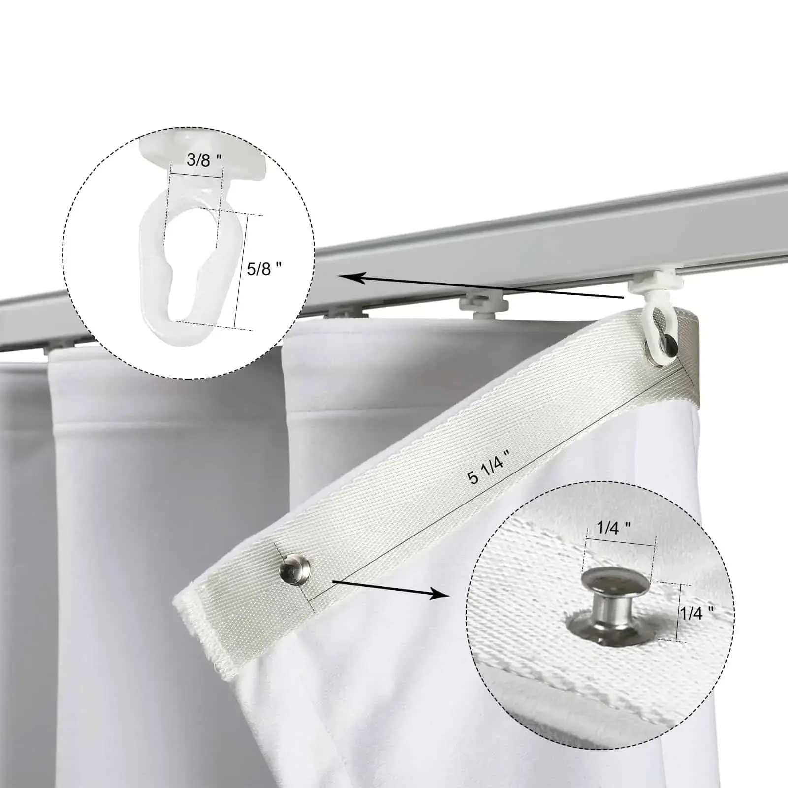 Liz Linen Ripple Fold Drapery - Image 11