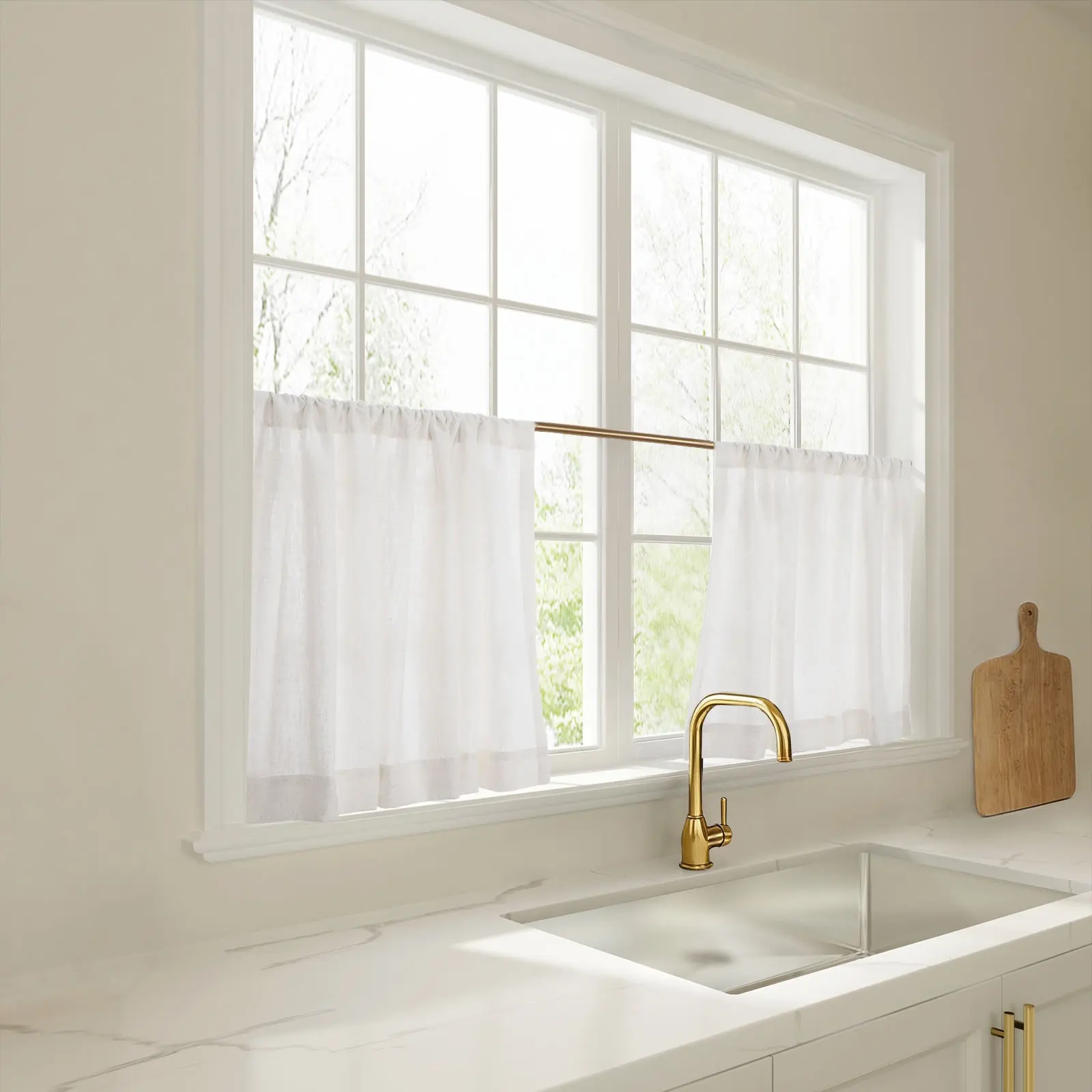 Custom Rod Pocket Cafe Curtains - Image 4