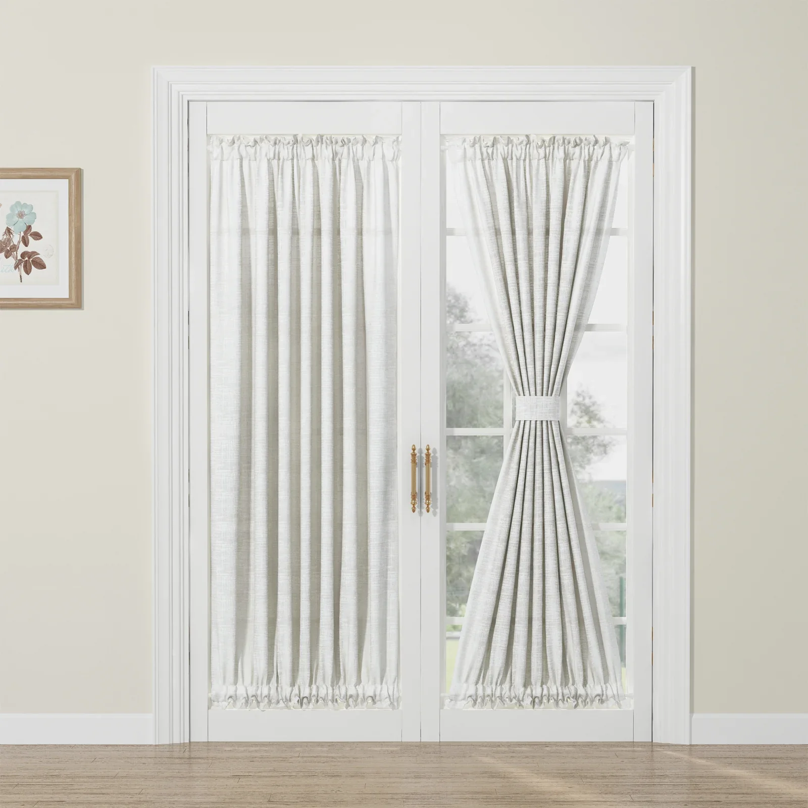 Custom Rod Pocket French Door Curtain - Image 17