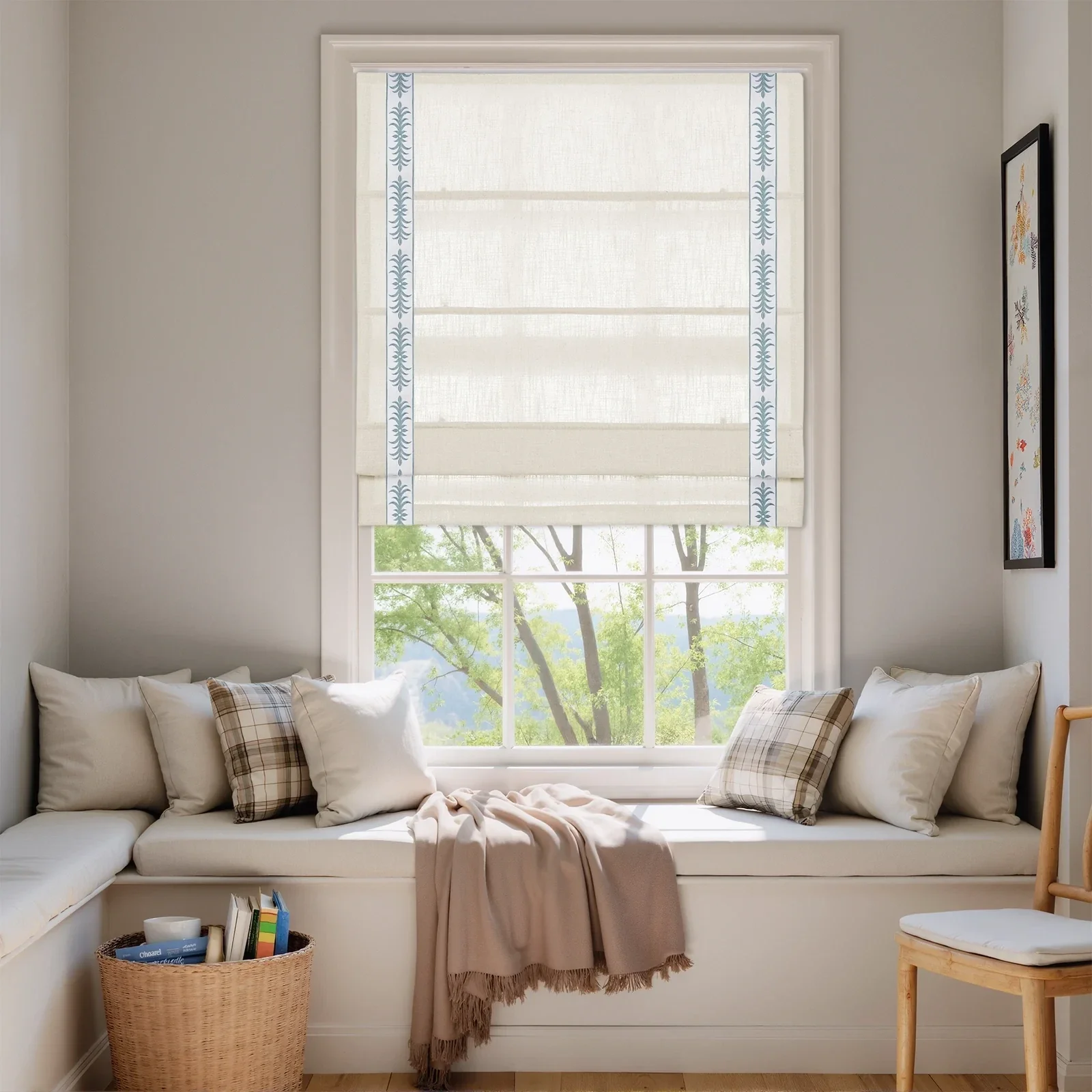 Liz Linen Roman Shade Cordless - Image 98