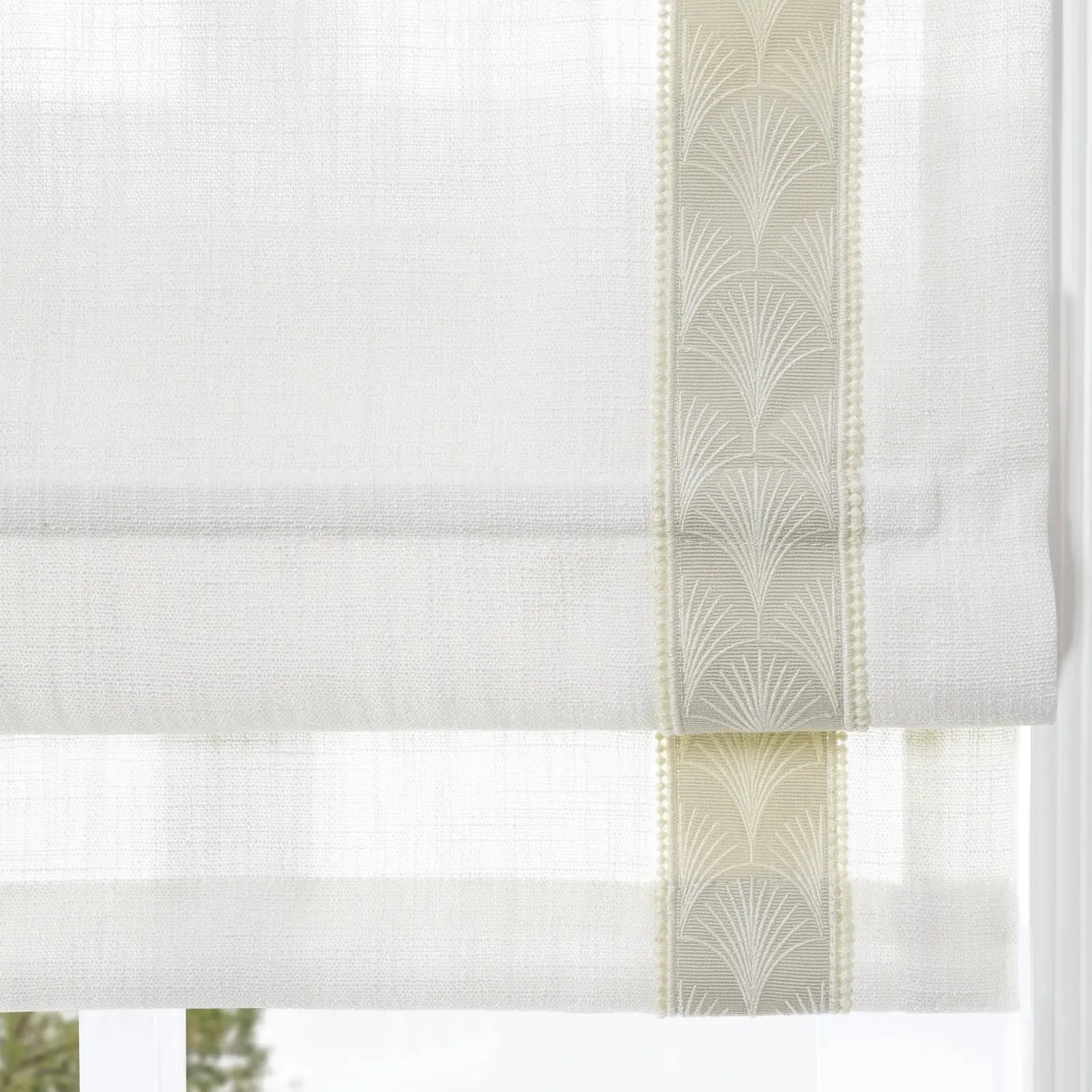 Liz Linen Roman Shade Cordless - Image 14