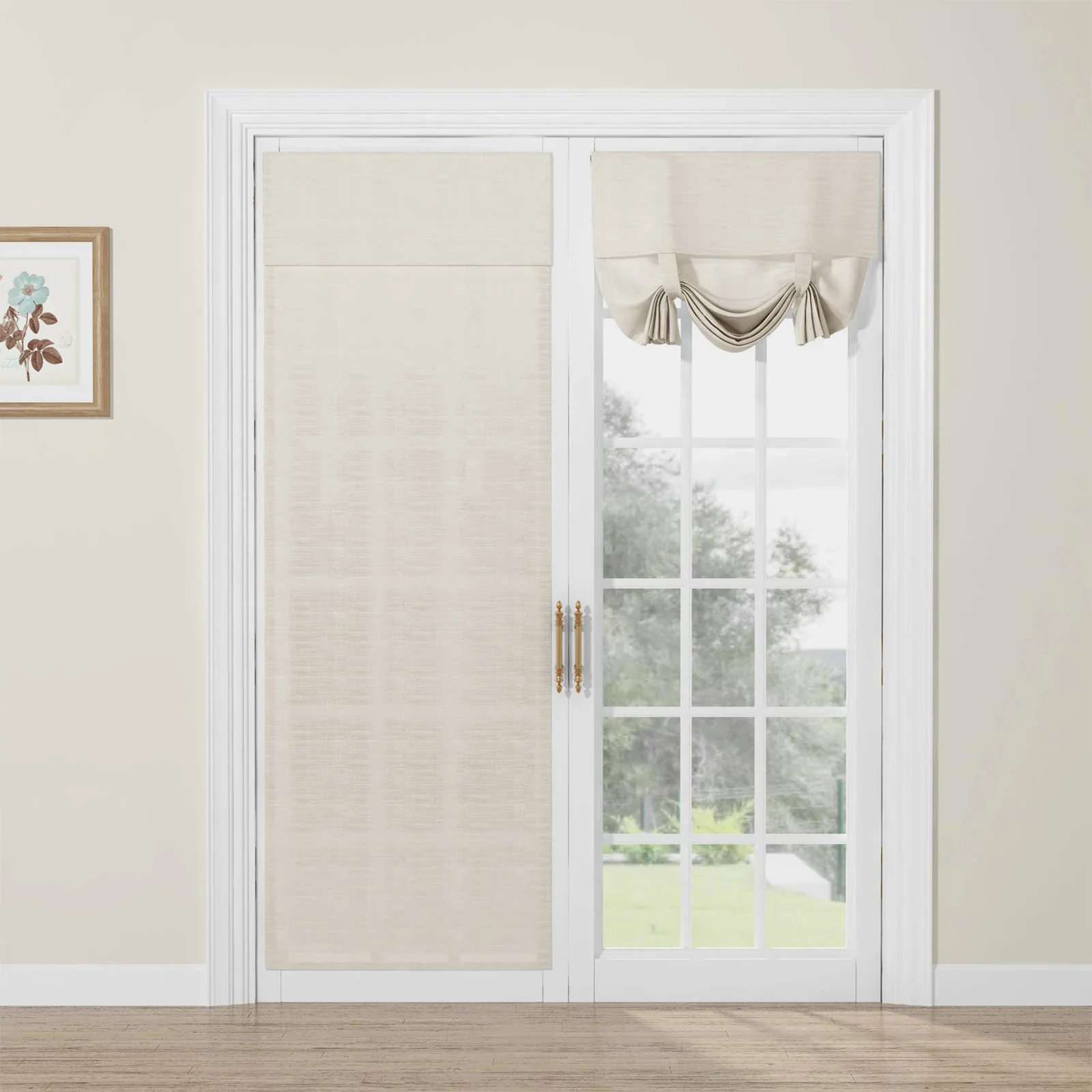 Custom Tie Up Shades for French Door - Image 19