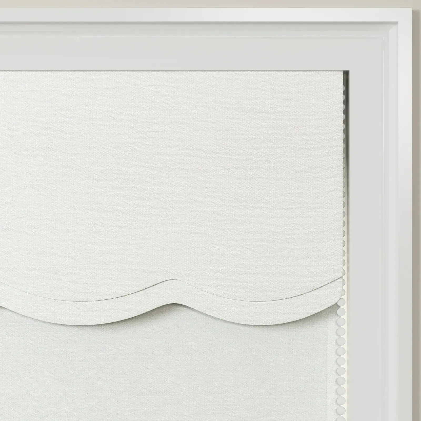 Custom Valanced Day Night Roman Shade Cord Lift - Image 2