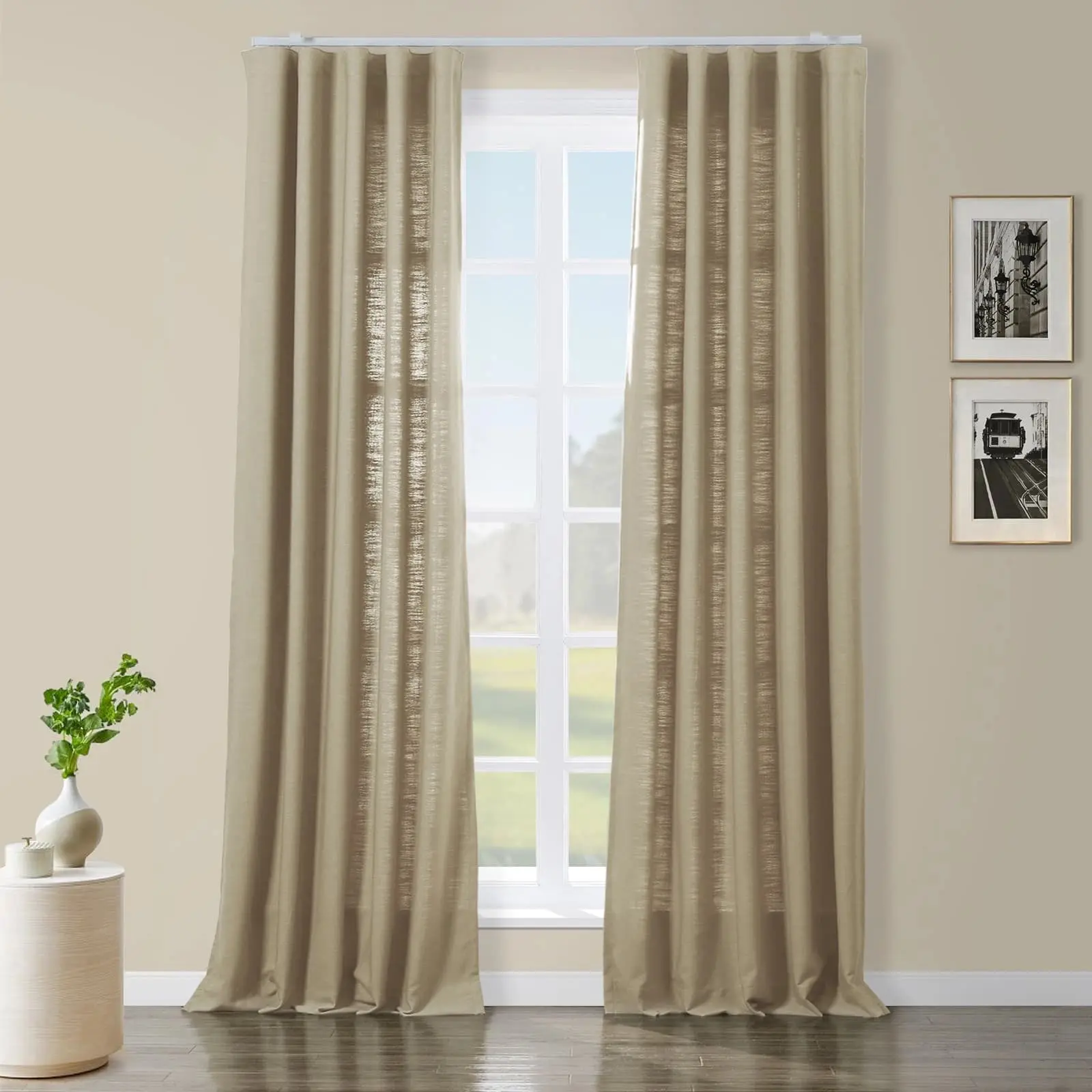 Custom Wave Curtain with Track - Image 7
