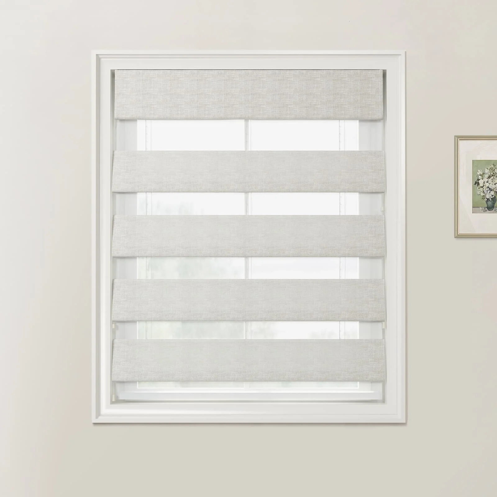 Custom Zebra Roman Blind Cord Lift - Image 21