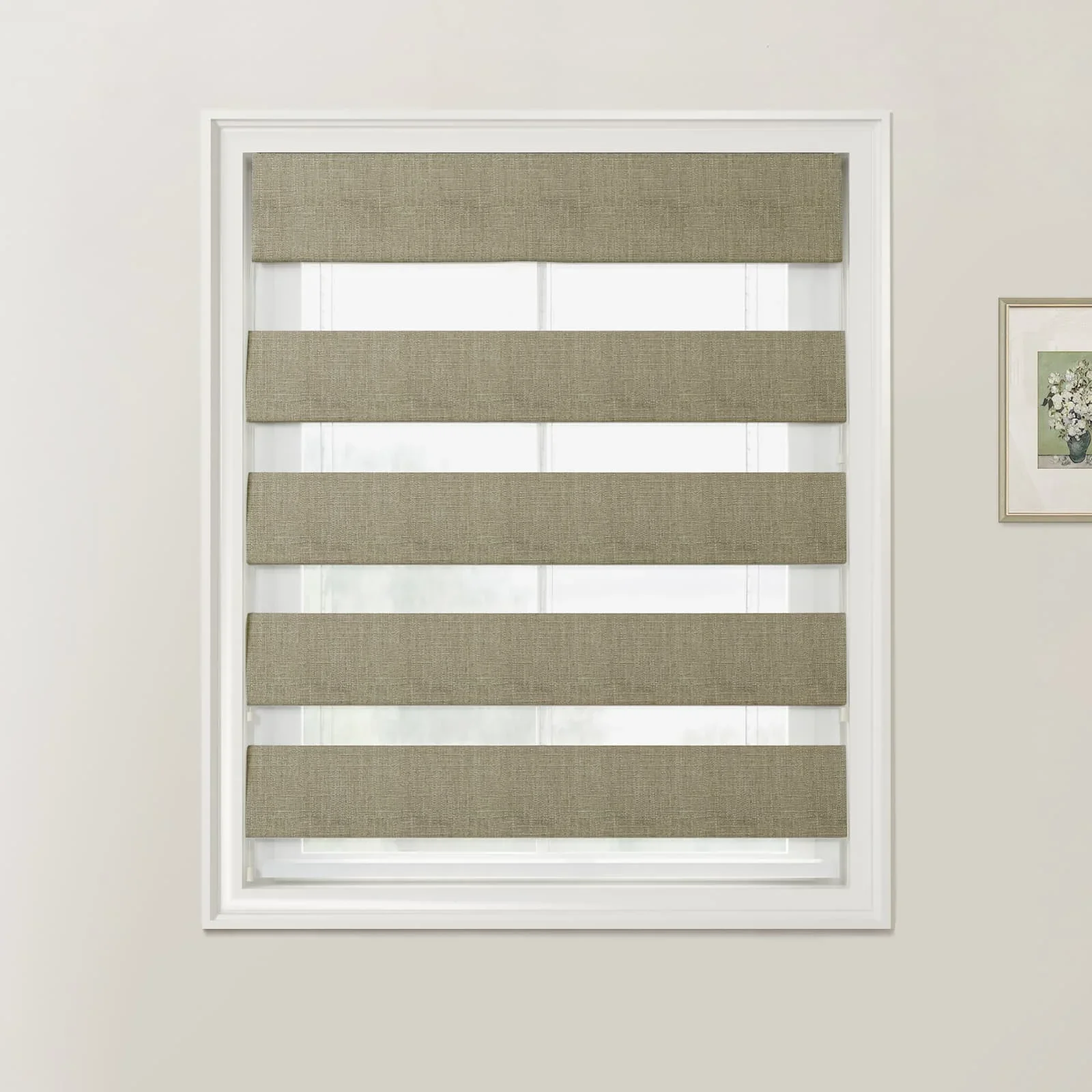Custom Zebra Roman Blind Cord Lift - Image 27