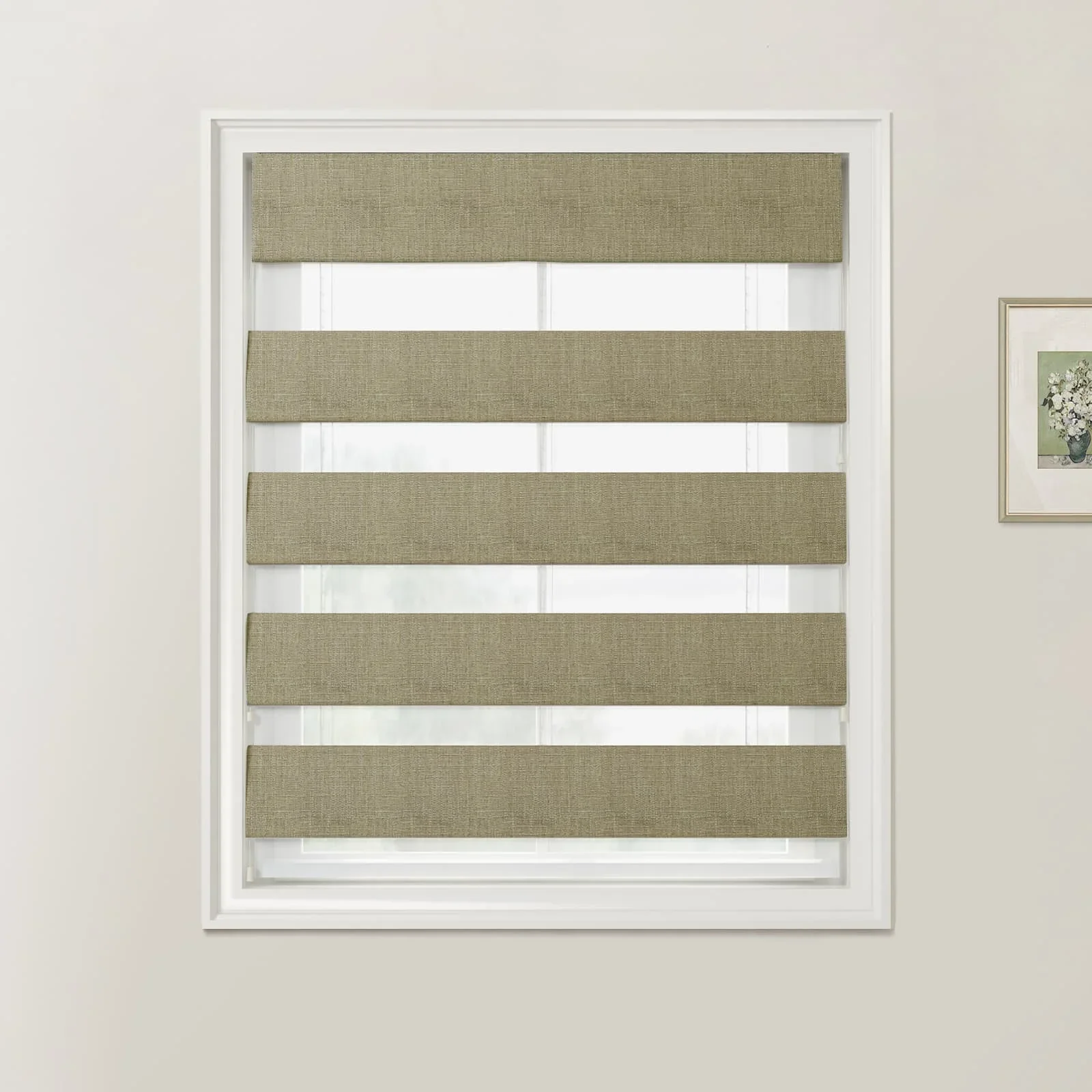 Custom Zebra Roman Blind Cord Lift - Image 29