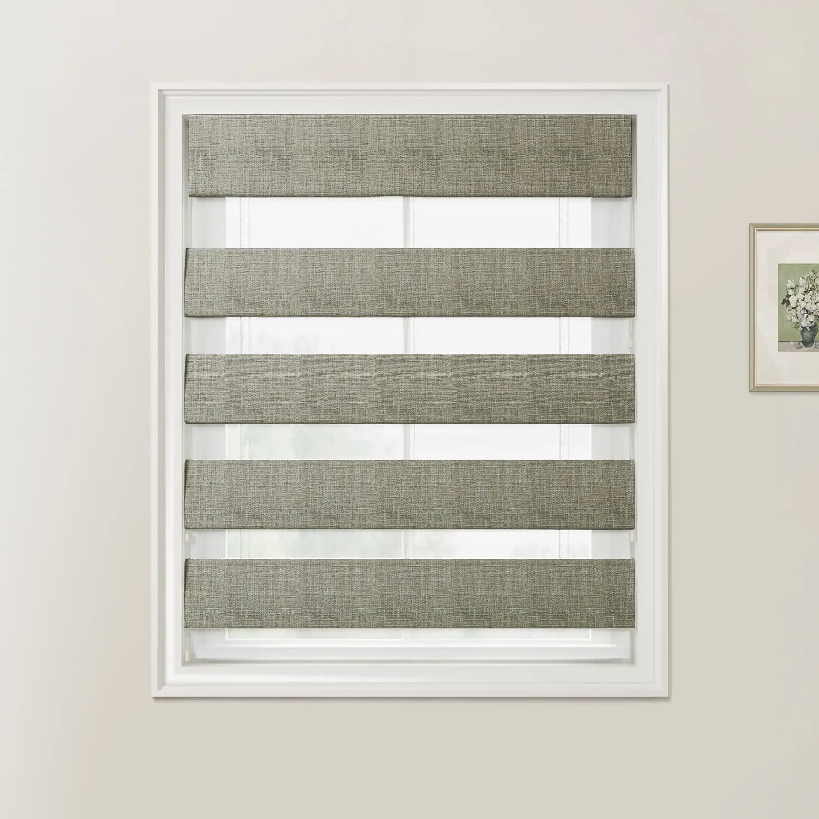 Custom Zebra Roman Blind Cord Lift - Image 32