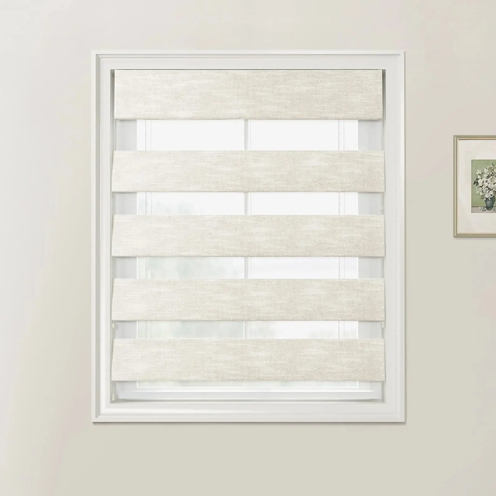 Custom Zebra Roman Blind Cord Lift - Image 38