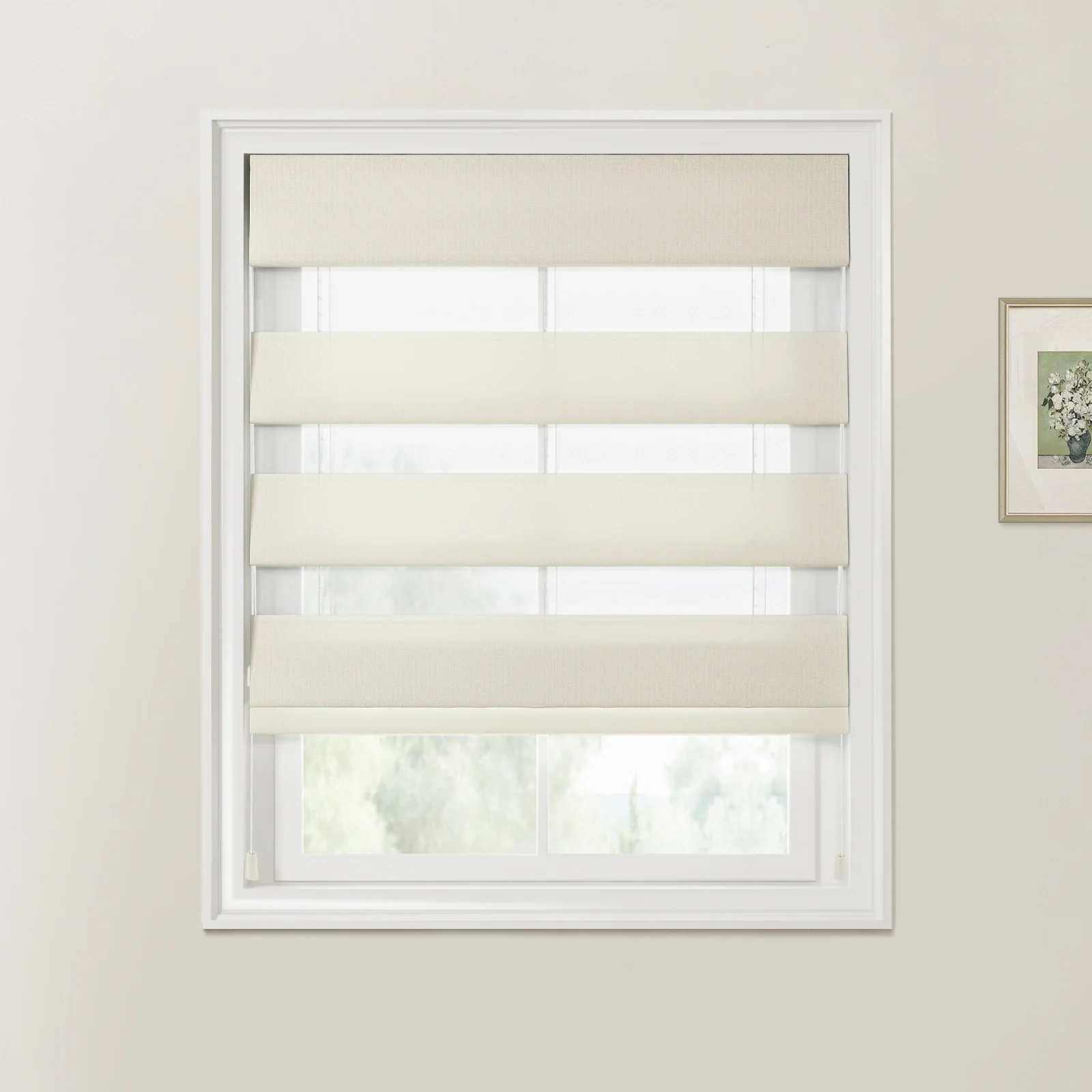 Custom Zebra Roman Blind Cord Lift - Image 41