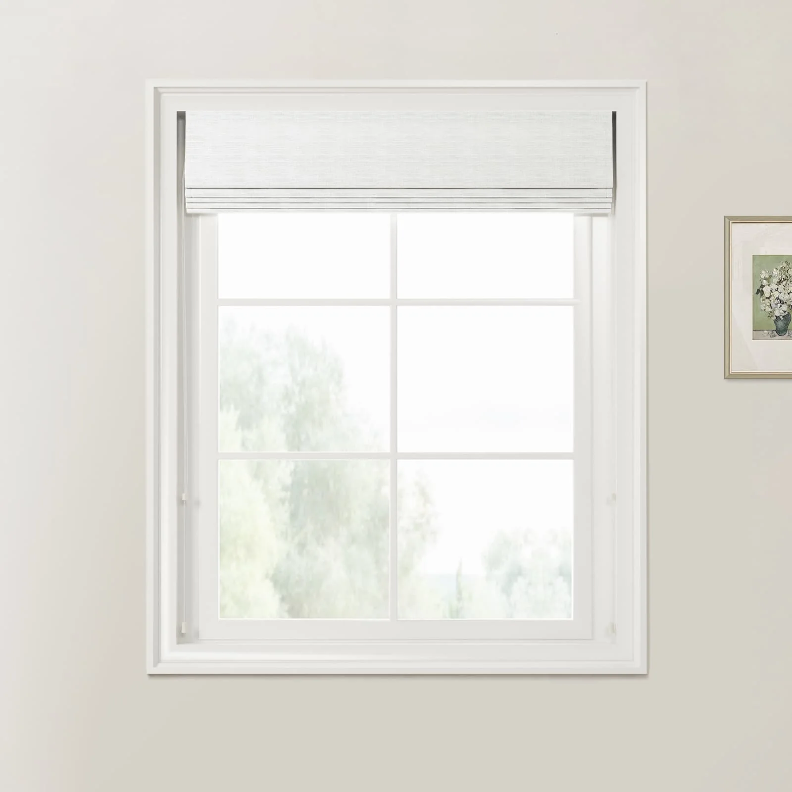 Custom Zebra Roman Blind Cord Lift - Image 9