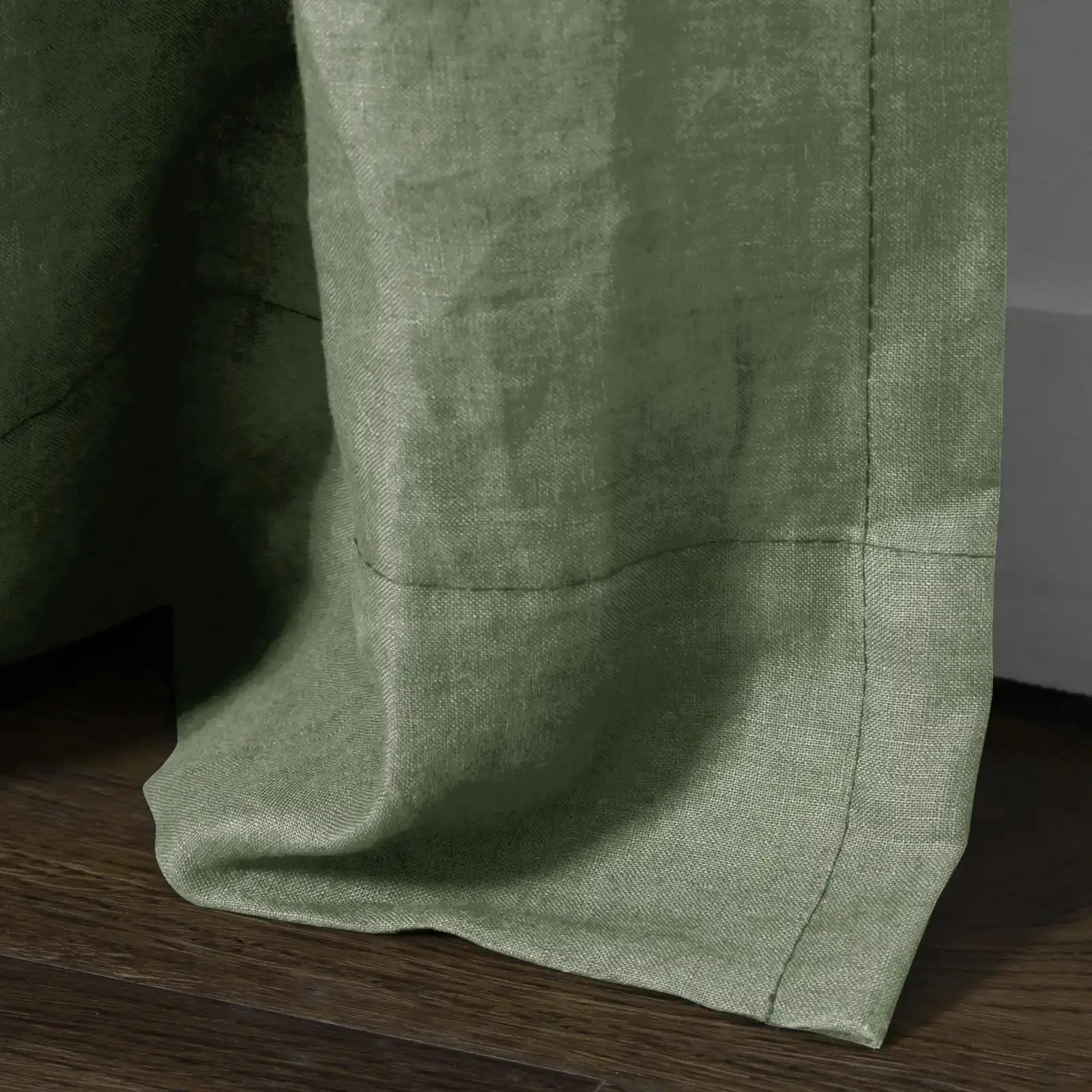 Doris 100% European Flax Linen Curtain Pleated - Image 39