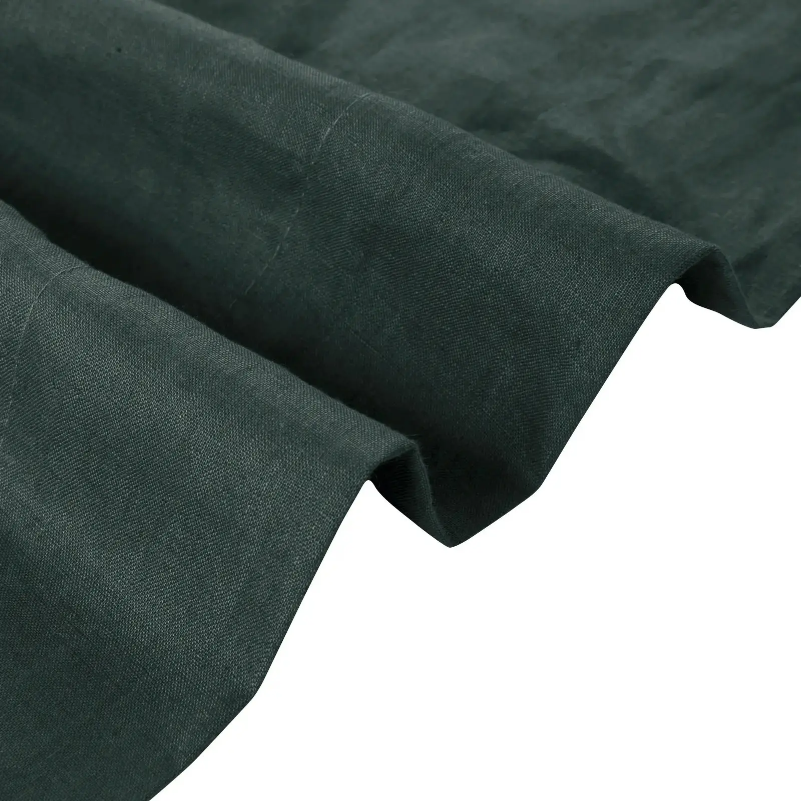 Doris 100% European Flax Linen Curtain Pleated - Image 42
