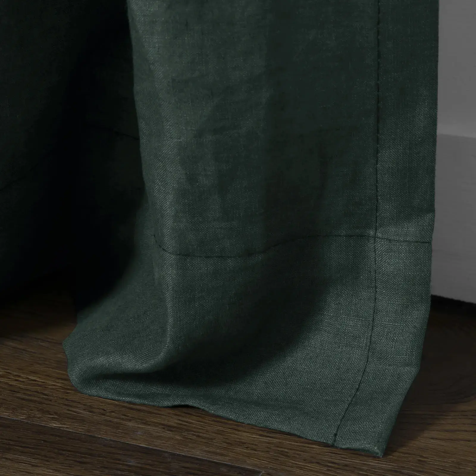 Doris 100% European Flax Linen Curtain Pleated - Image 43
