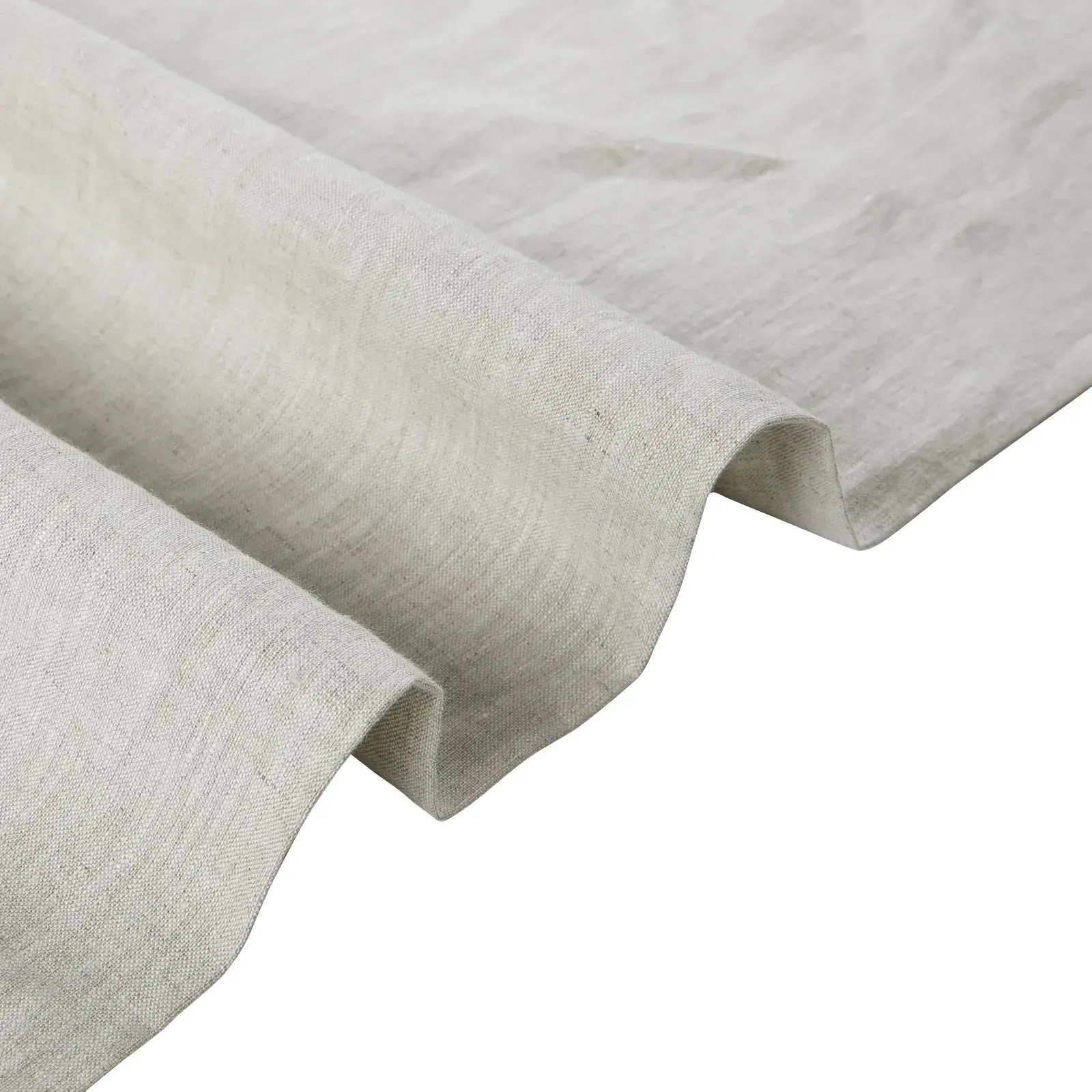 Doris 100% European Flax Linen Curtain Pleated - Image 45
