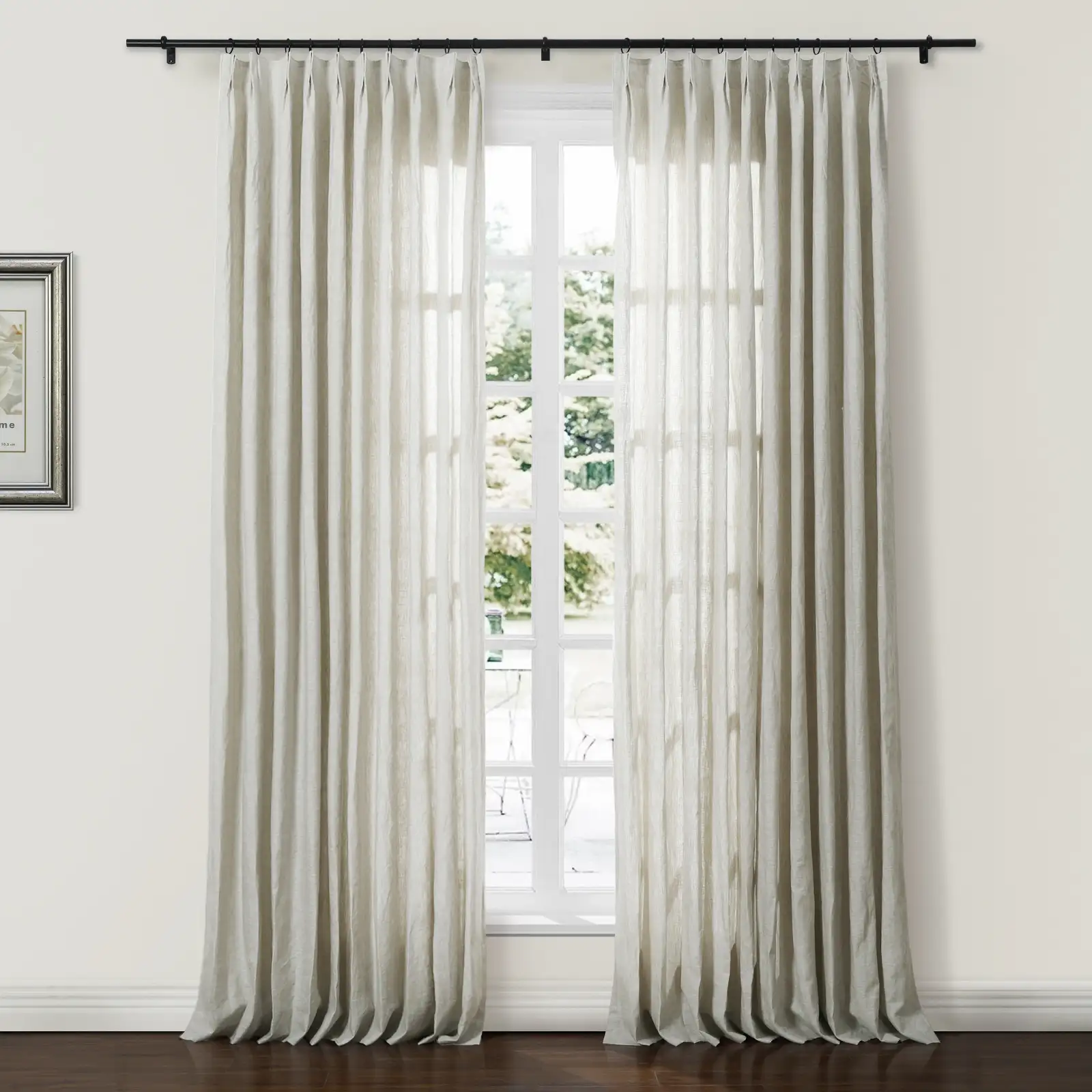 Doris 100% European Flax Linen Curtain Soft Top