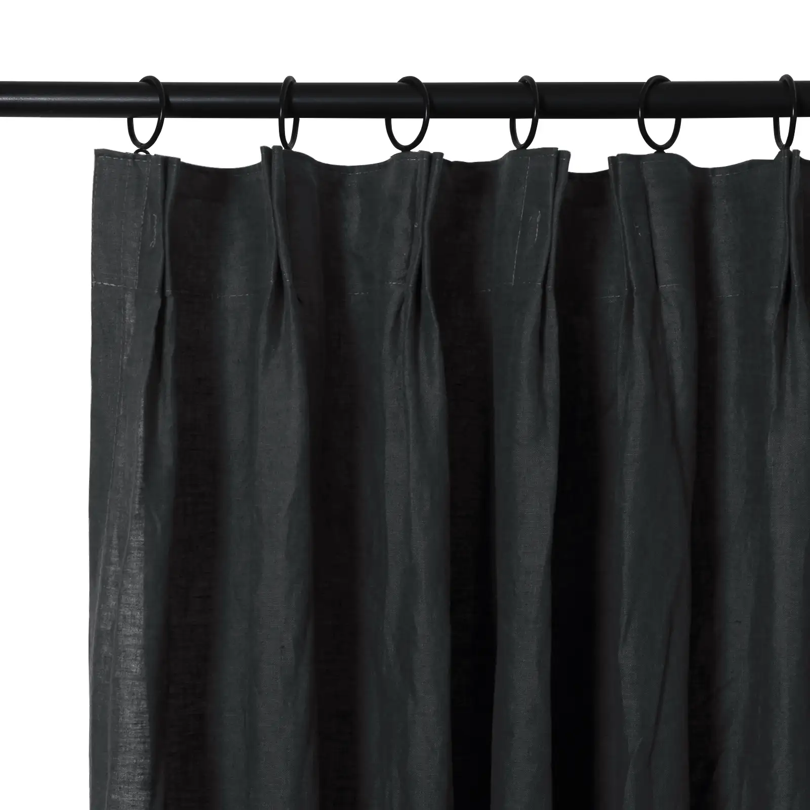 Doris 100% European Flax Linen Curtain Soft Top - Image 10
