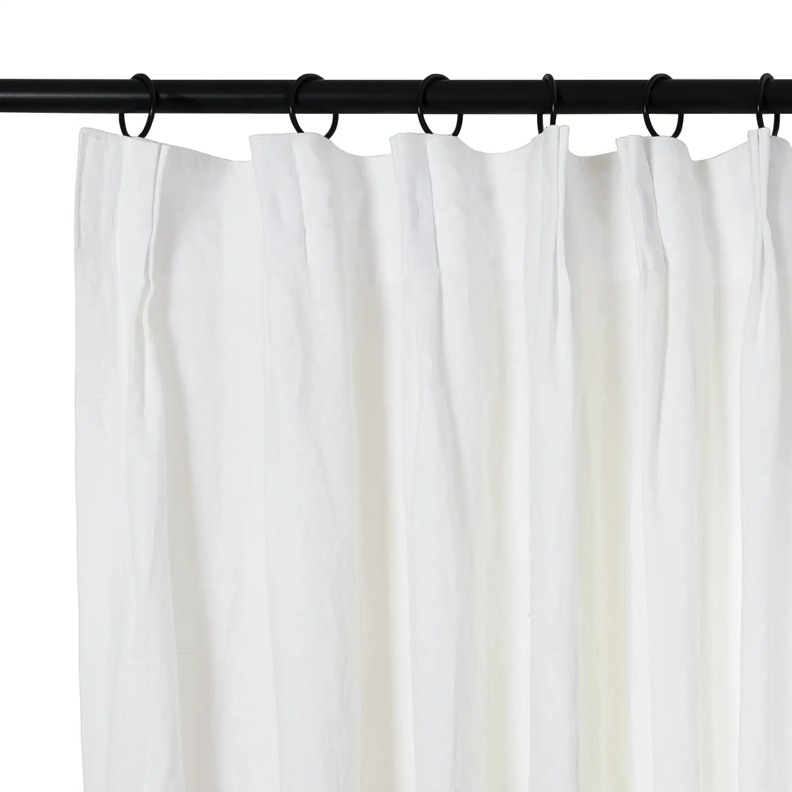 Doris 100% European Flax Linen Curtain Soft Top - Image 12
