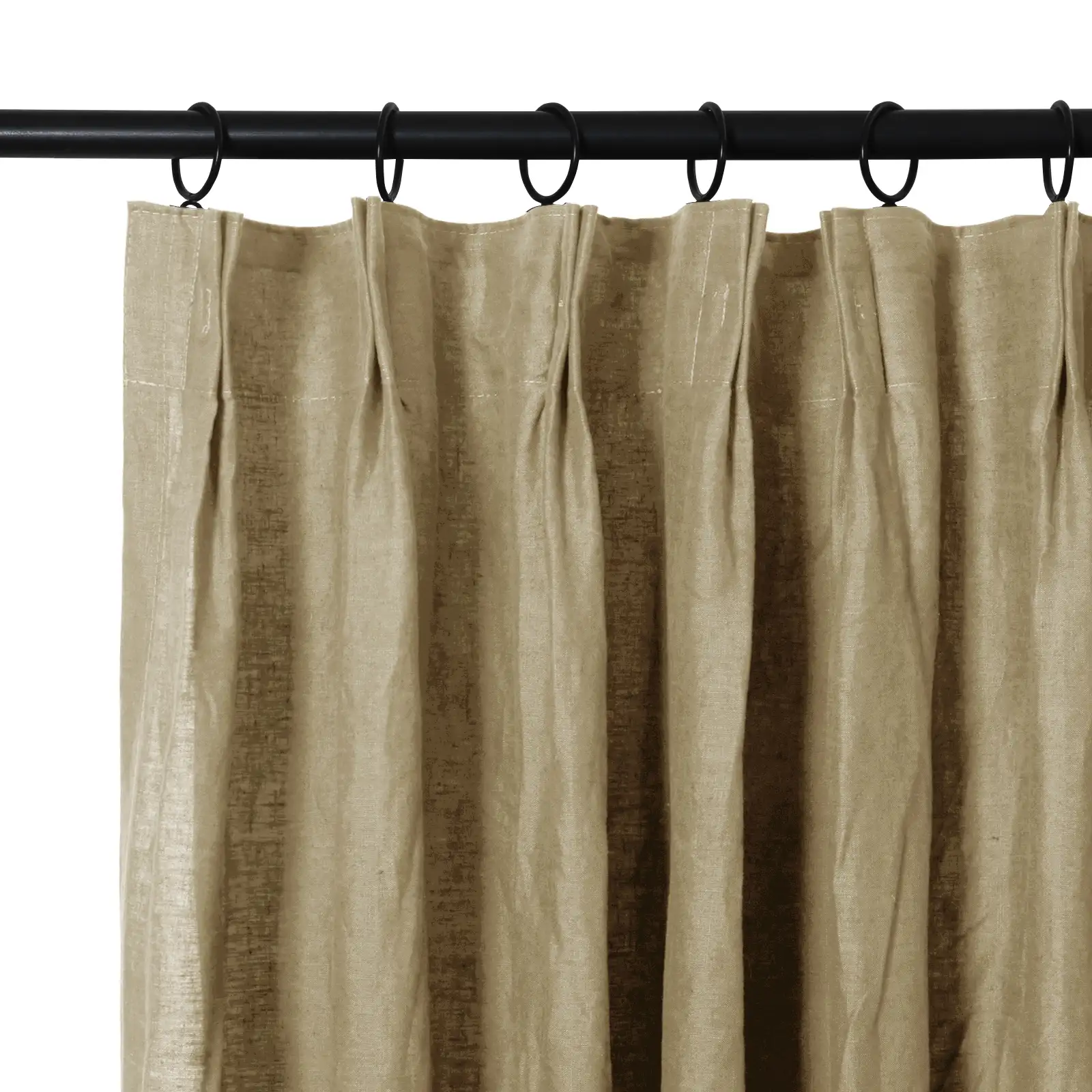 Doris 100% European Flax Linen Curtain Soft Top - Image 4
