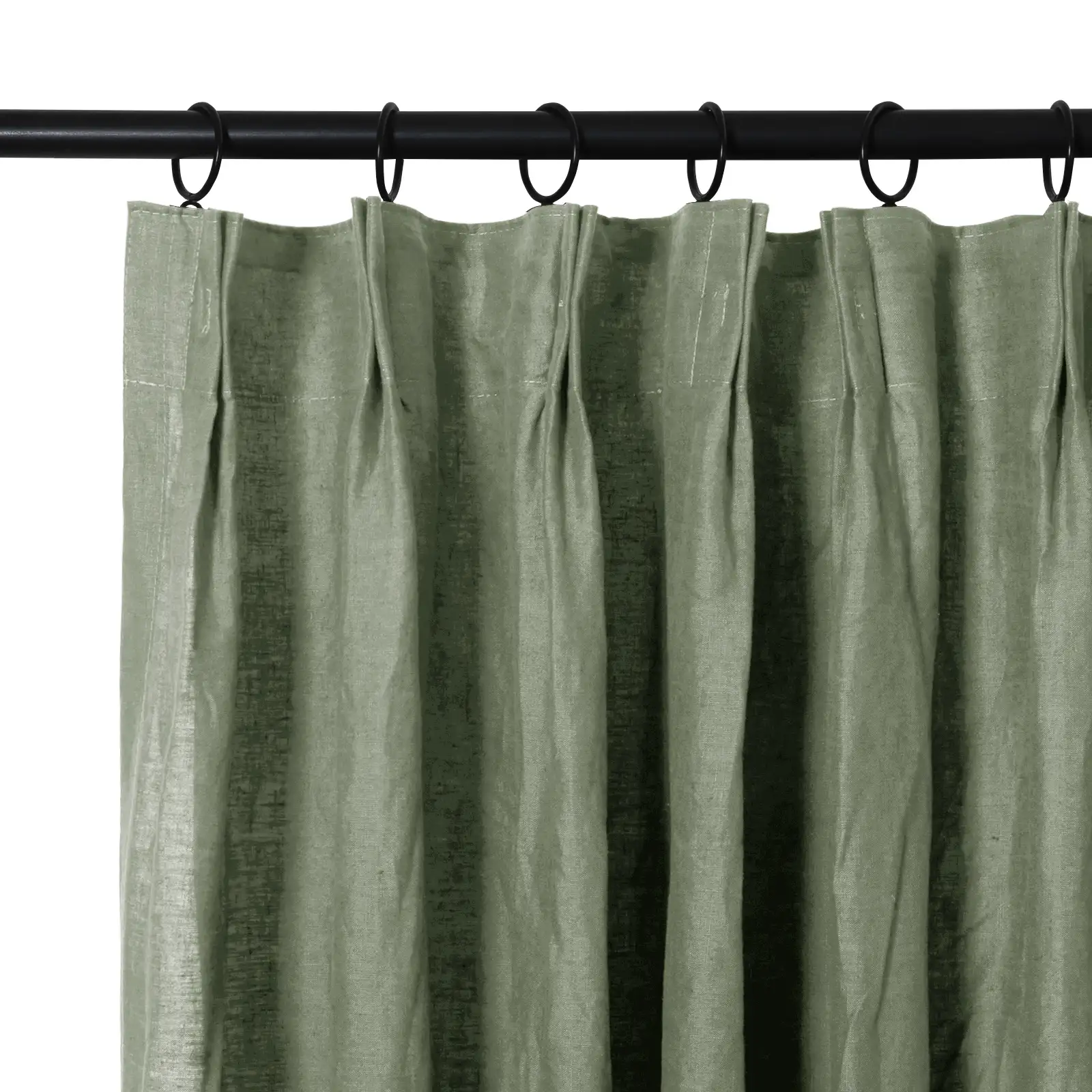 Doris 100% European Flax Linen Curtain Soft Top - Image 6