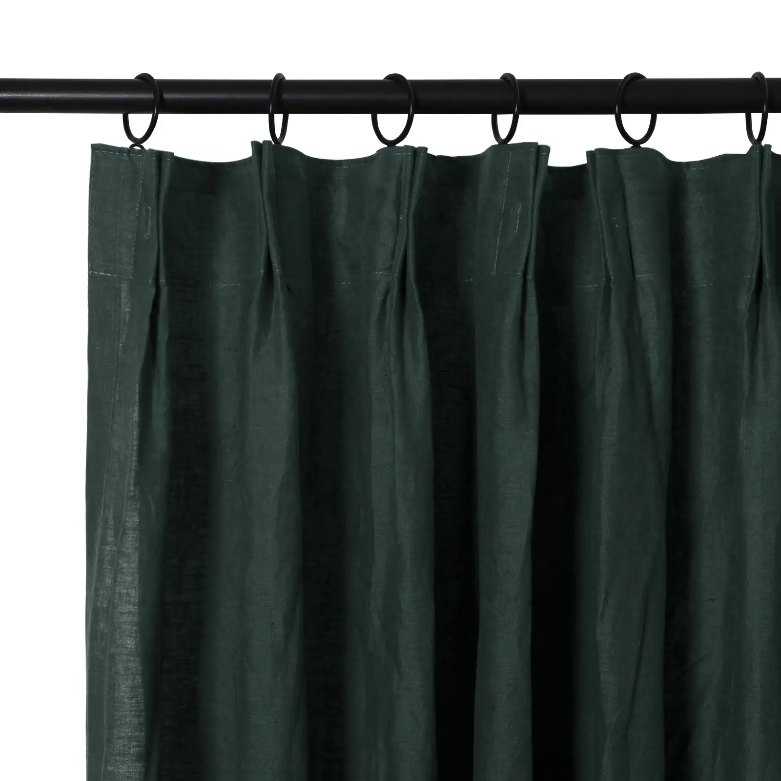 Doris 100% European Flax Linen Curtain Soft Top - Image 8