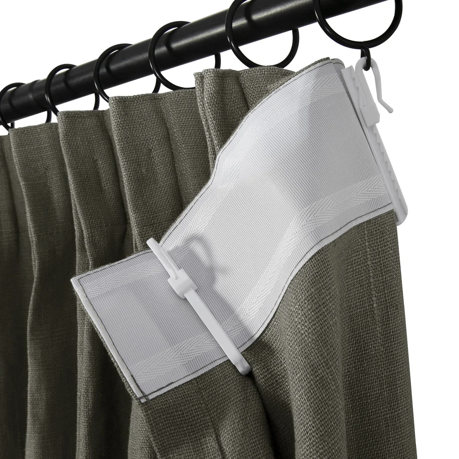 Erin Elegant 100% Linen Curtain Pleated - Image 24