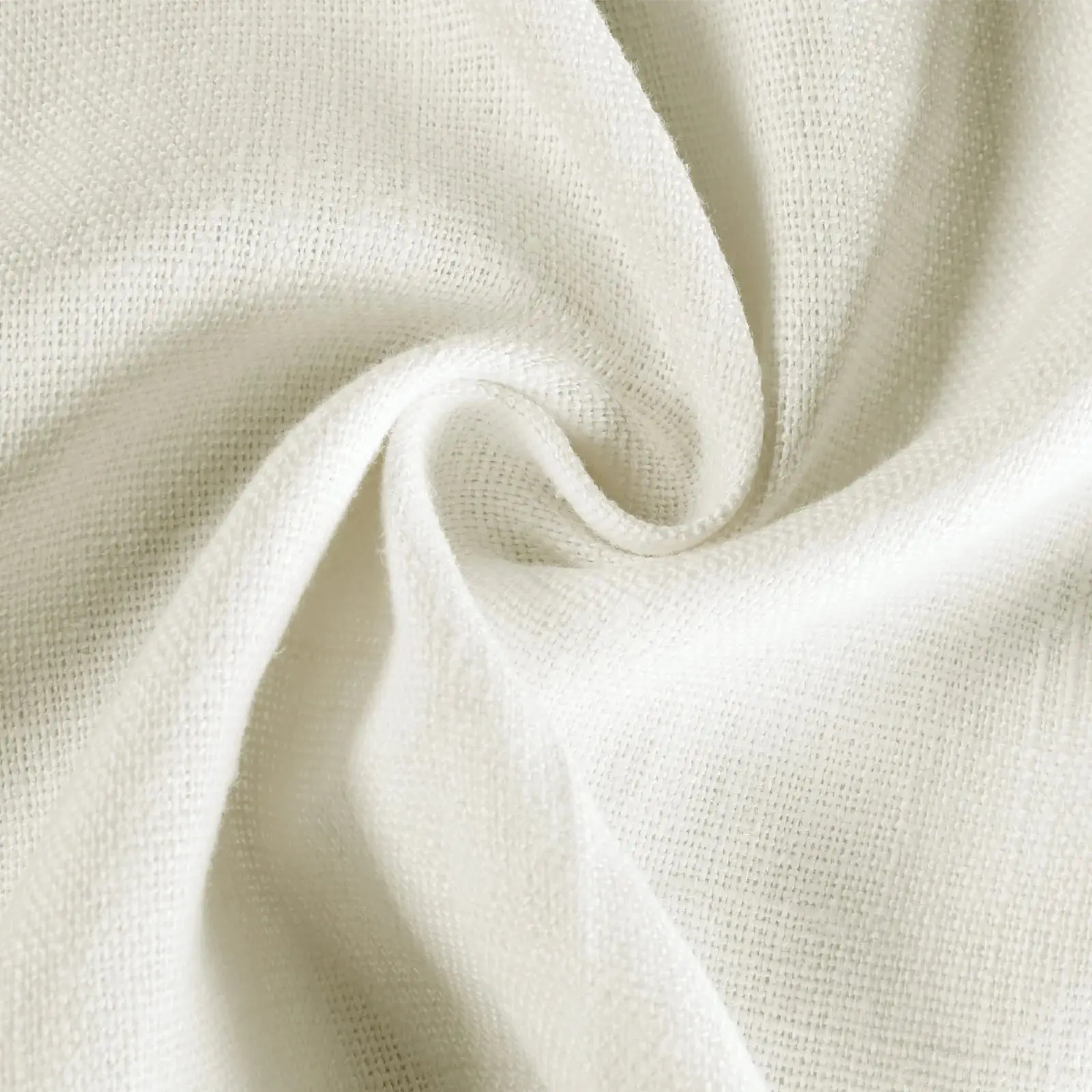 Erin Heavyweight 100% Linen Curtains Soft Top - Image 29