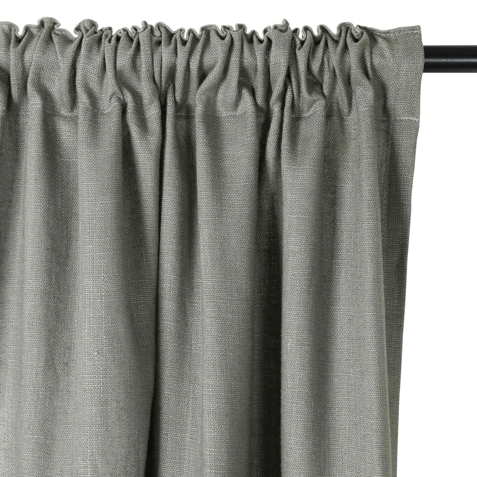 Erin Heavyweight 100% Linen Curtains Soft Top - Image 42
