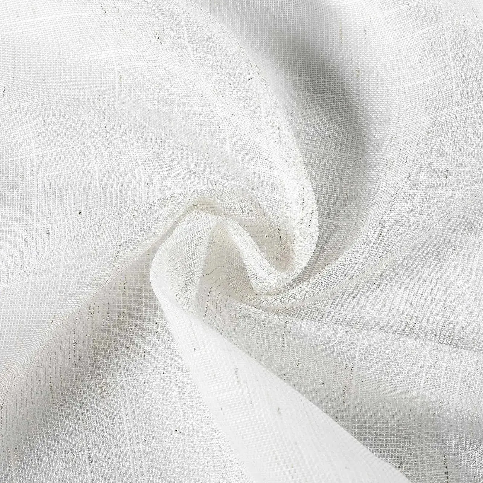 Flynn Airy Lightweight Sheer Curtain Pleated - Image 11