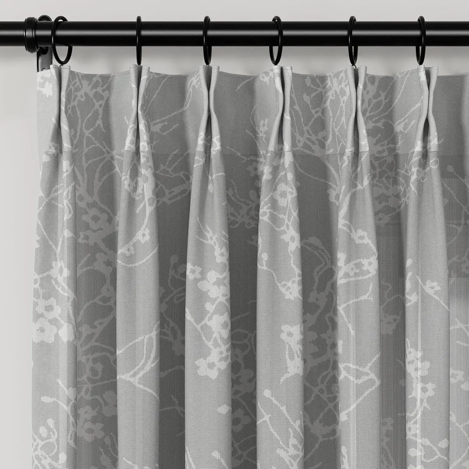Freya Linen Semi Sheer Jacquard Curtains Pleated - Image 19