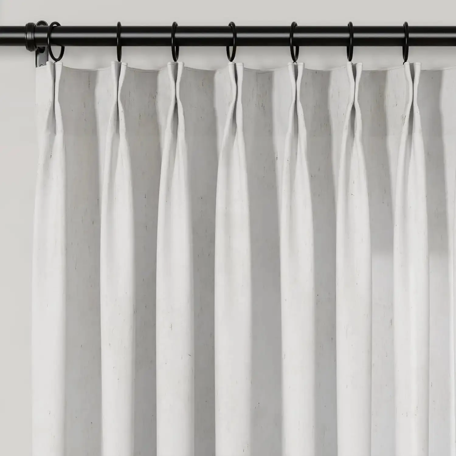 Freya Linen Semi Sheer Jacquard Curtains Pleated - Image 21