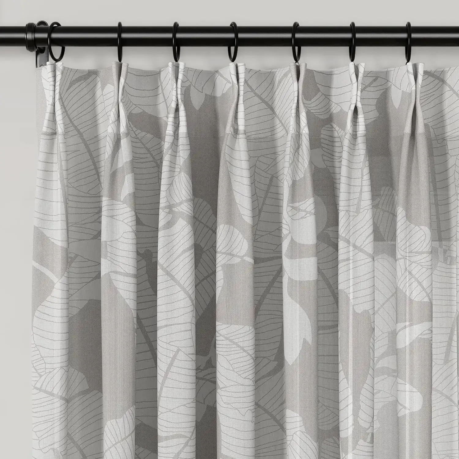 Freya Linen Semi Sheer Jacquard Curtains Pleated - Image 35