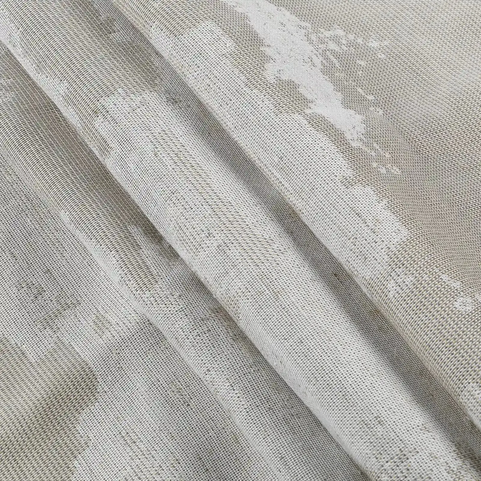 Freya Linen Semi Sheer Jacquard Curtains Pleated - Image 61