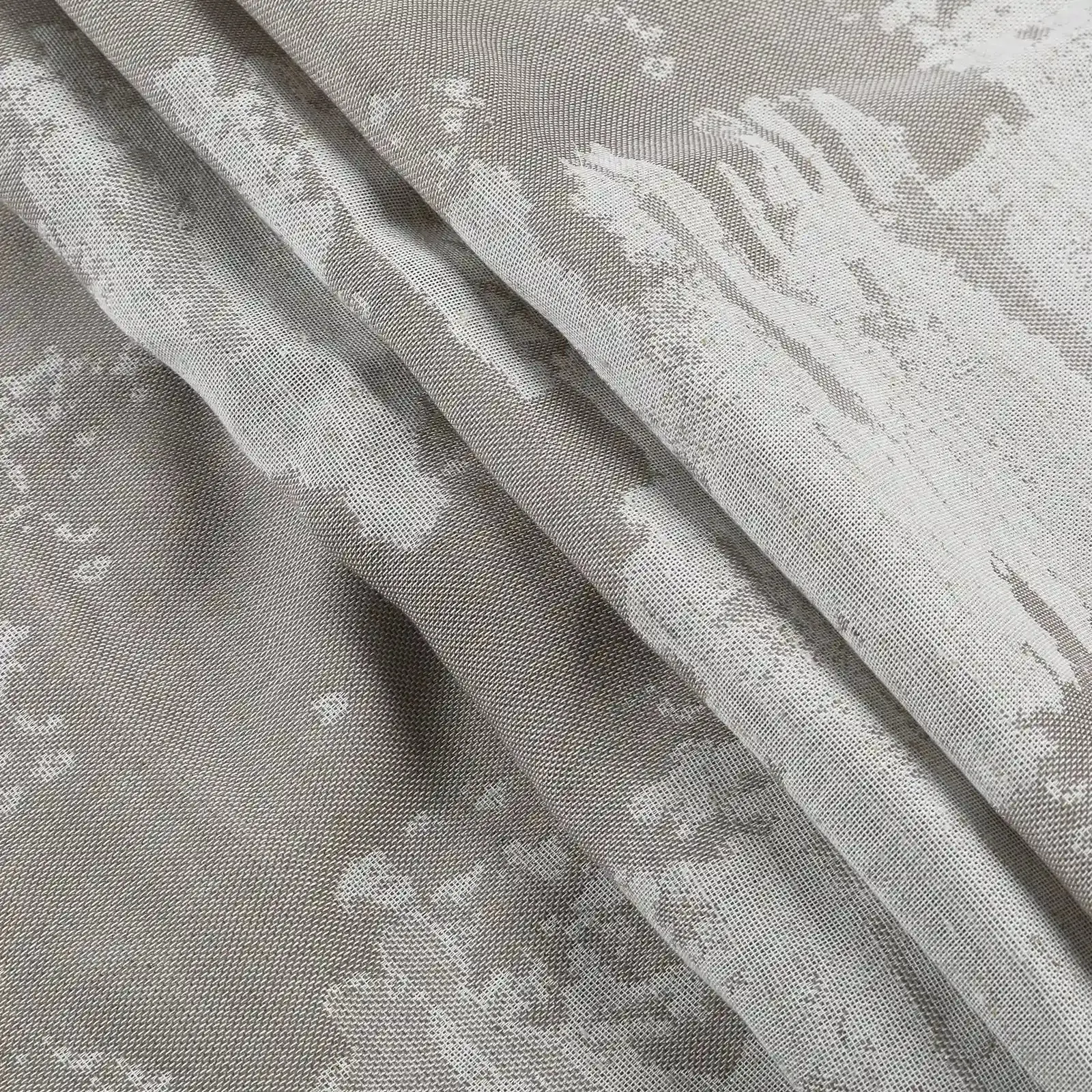 Freya Linen Semi Sheer Jacquard Curtains Pleated - Image 63