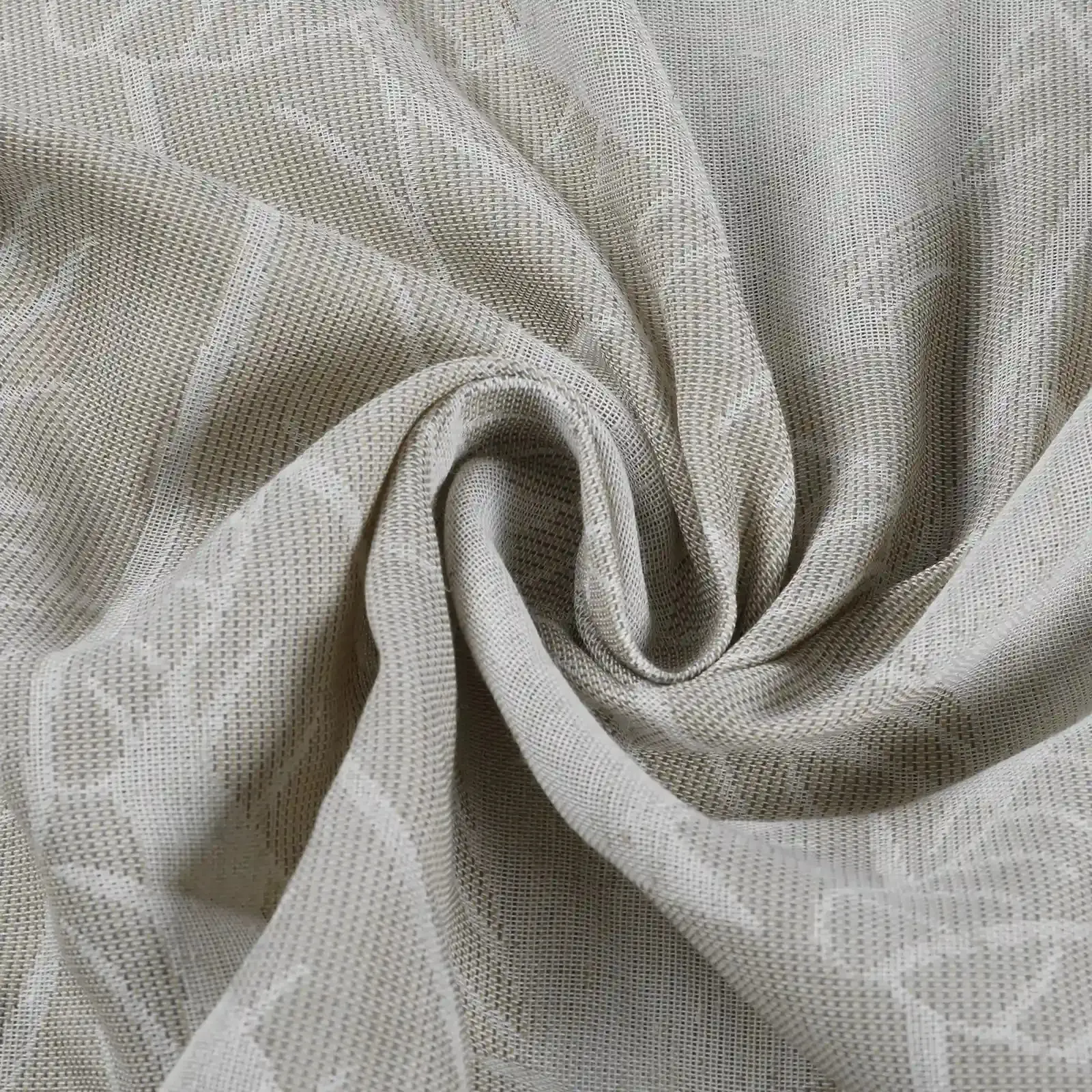 Freya Linen Semi Sheer Jacquard Curtains Pleated - Image 78