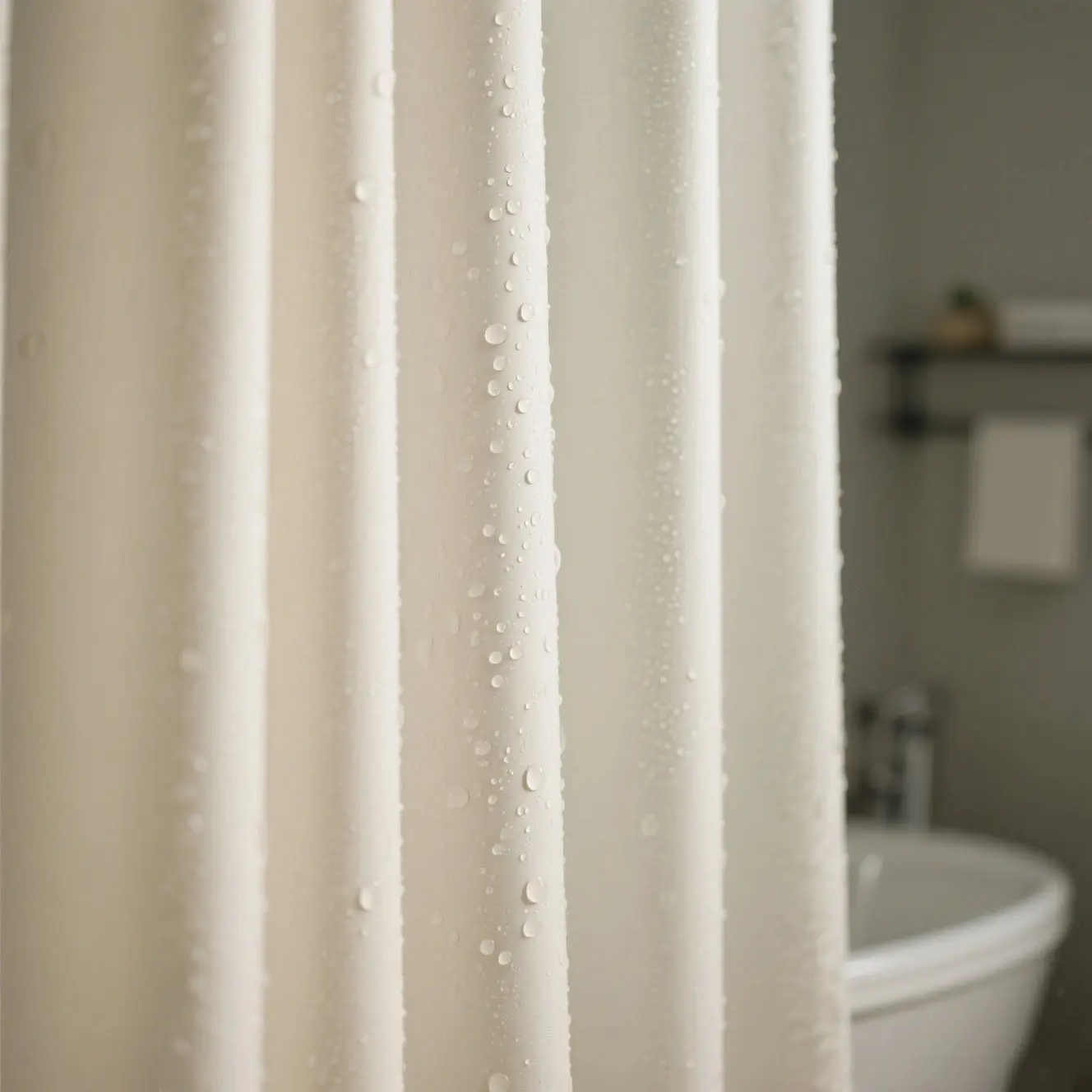 Heck Solid Waterproof Shower Curtain - Image 5