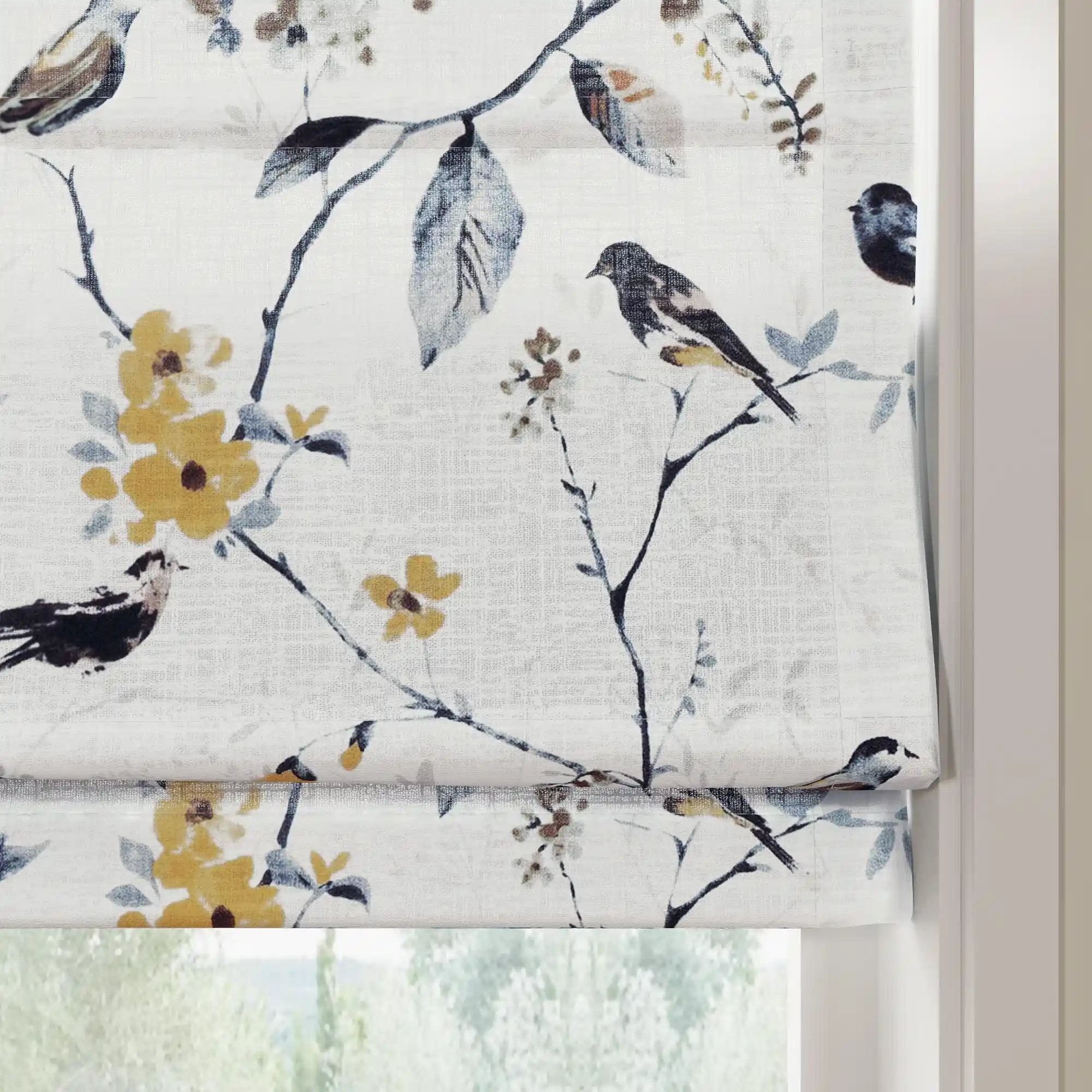 Holly Botanical Boho Roman Shade Cordless - Image 22