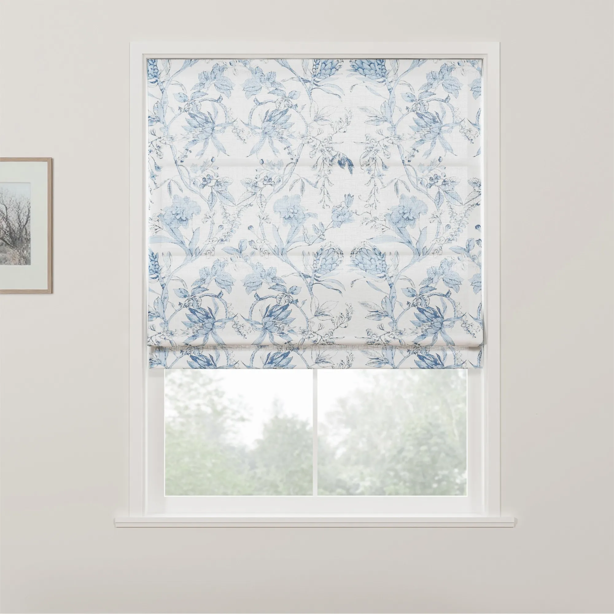 Holly Botanical Boho Roman Shade Cordless - Image 3