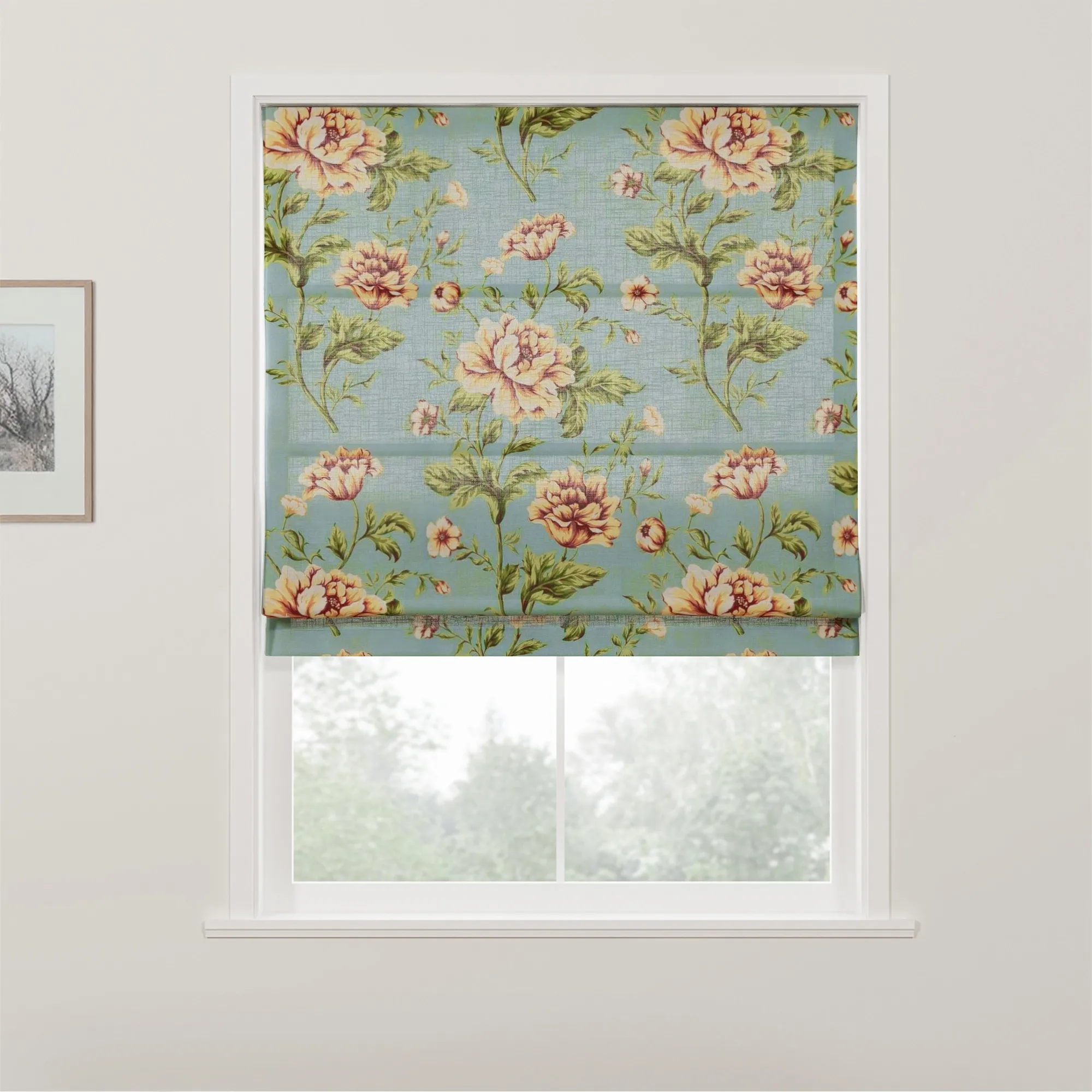 Holly Botanical Boho Roman Shade Cordless - Image 9