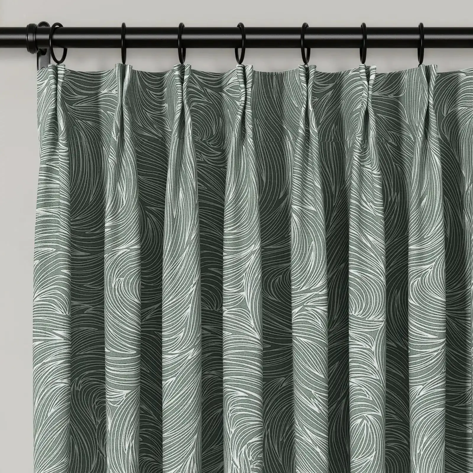 Holly Botanical Boho Drapery Pleated (52 inches Width Limit) - Image 56