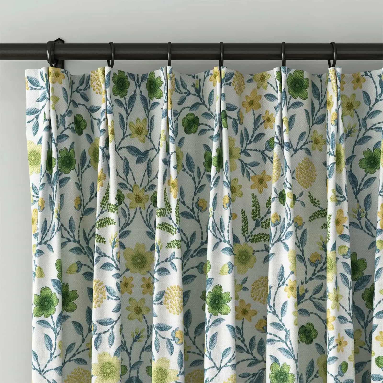 Holly Country Floral Drapery Pleated (102 inches Length Limit) - Image 11